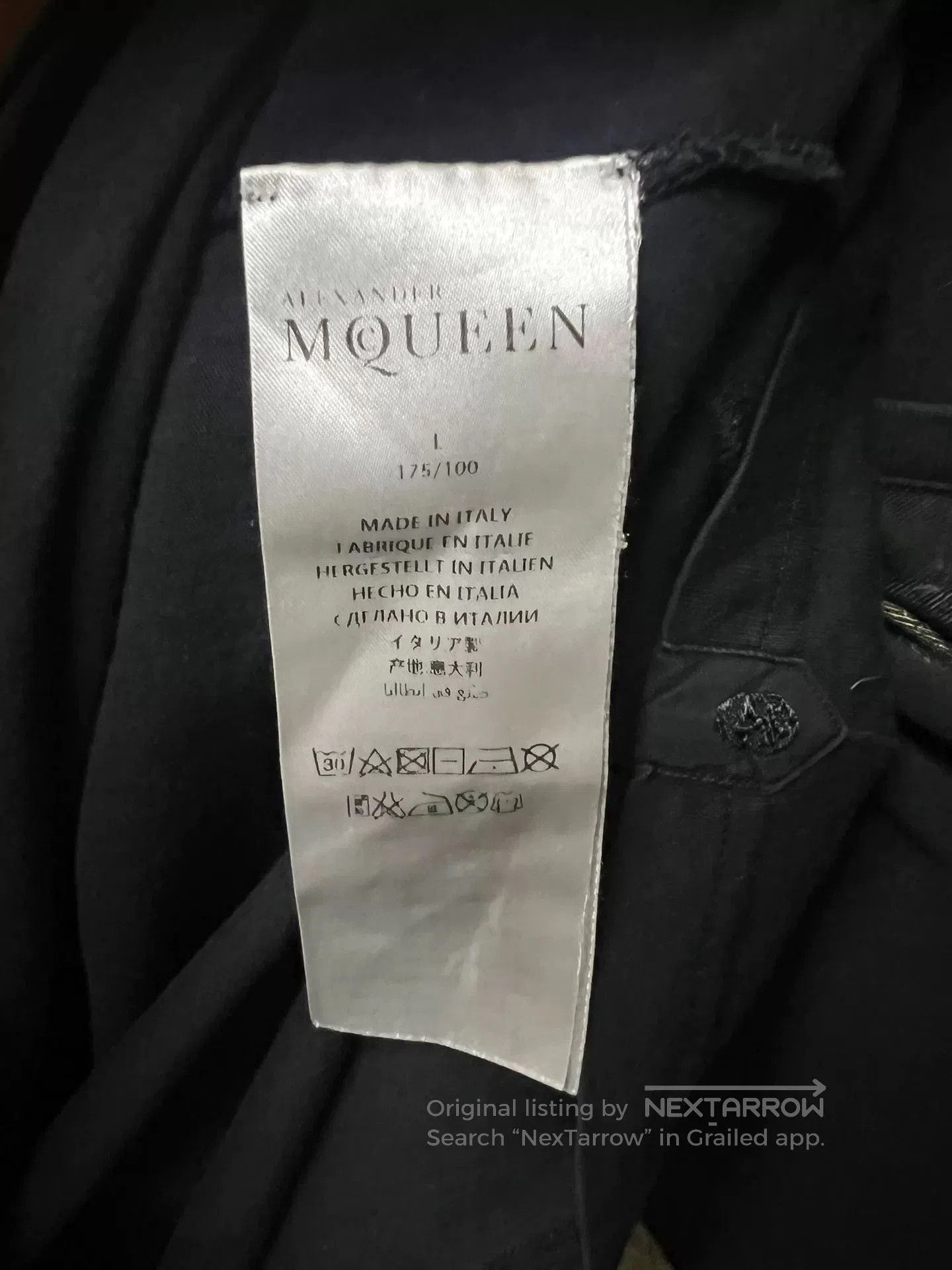 Alexander McQueen Alexander McQueen Men's Short Sleeve T. Size US L / EU 52-54 / 3 - 5 Thumbnail