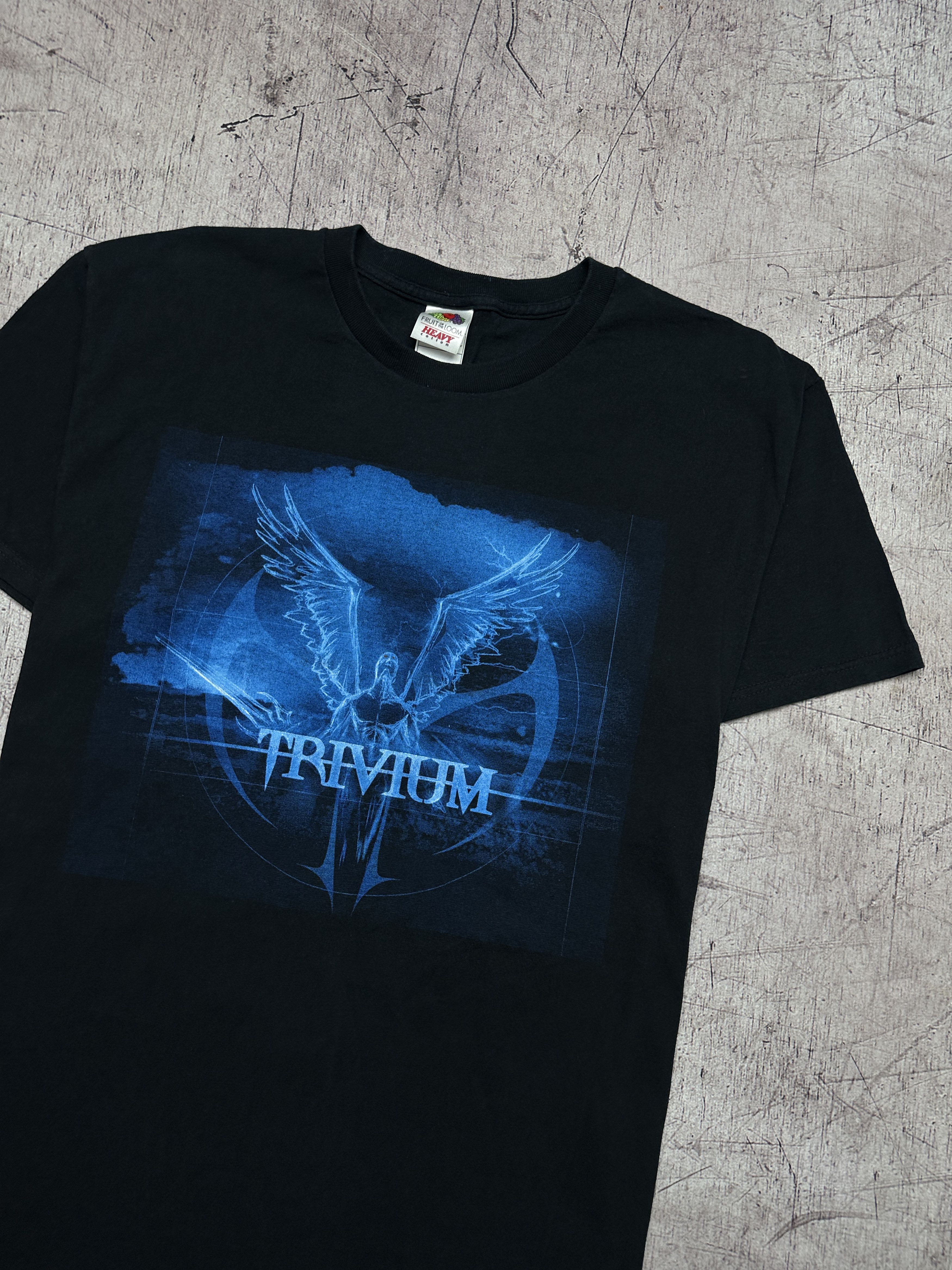 Band Tees × Vintage Trivium Vintage Mens Rock Band T-Shirt Size US L / EU 52-54 / 3 - 2 Thumbnail