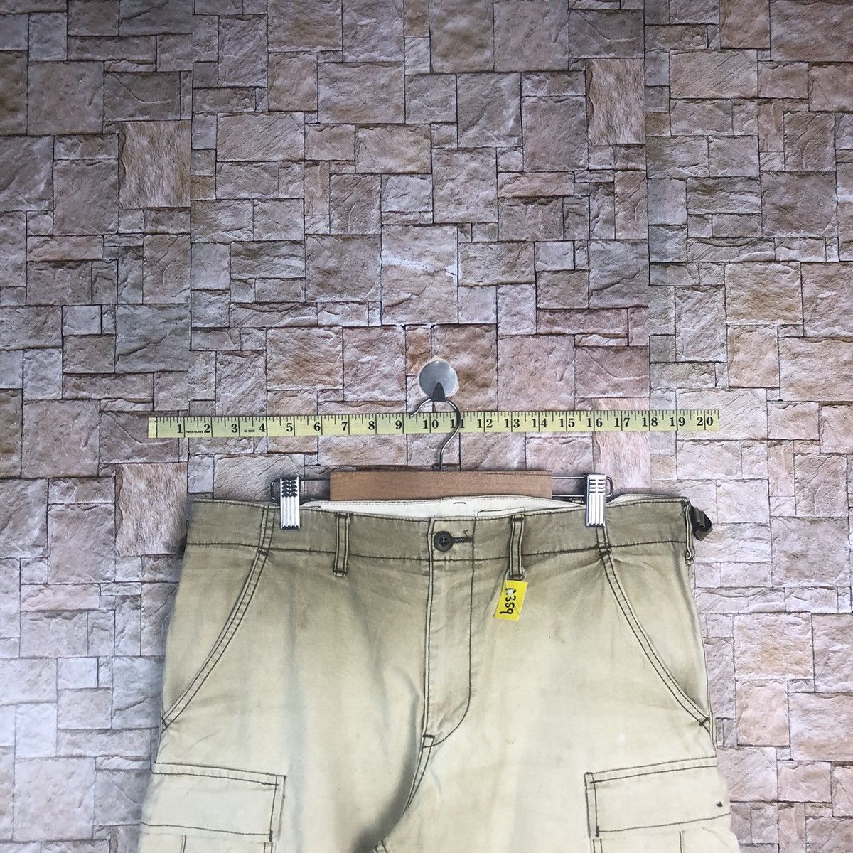 Japanese Brand Quadro Green Cargo Multipocket Pants #A359 Size US 33 - 4 Thumbnail