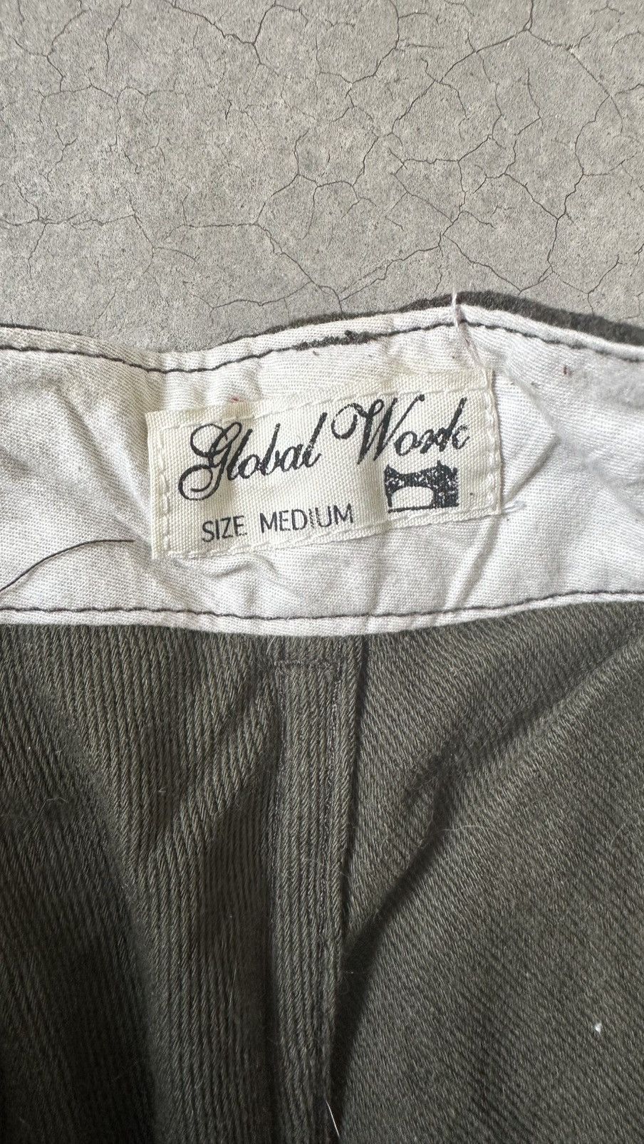 Japanese Brand VINTAGE GLOBAL WORK ARMY WOOL CARGO PANT Size US 36 / EU 52 - 7 Thumbnail