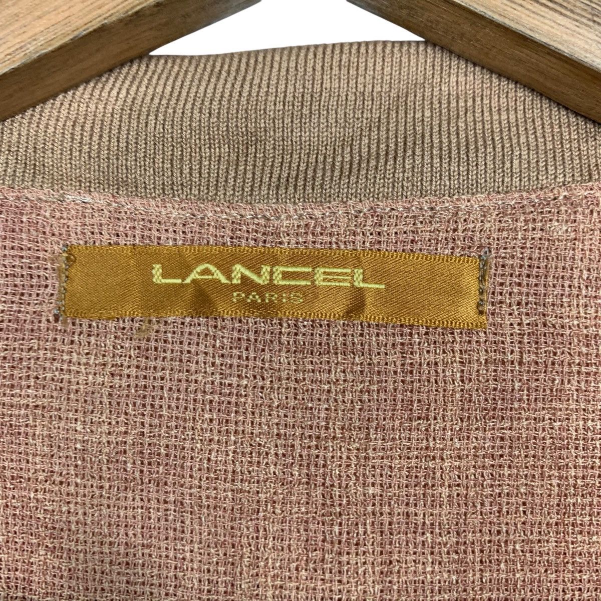Lancel Vintage 90’s LANCEL Knitted Button Bomber Jacket #2862-C129 Size US L / EU 52-54 / 3 - 13 Thumbnail