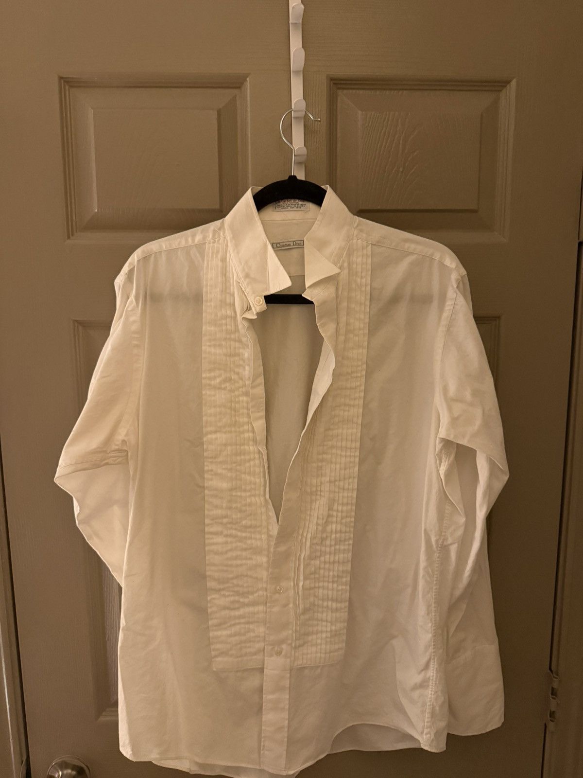 Christian Dior Monsieur Made in the USA Christian Dior tuxedo shirt from the 80’s Size 42R - 1 Thumbnail