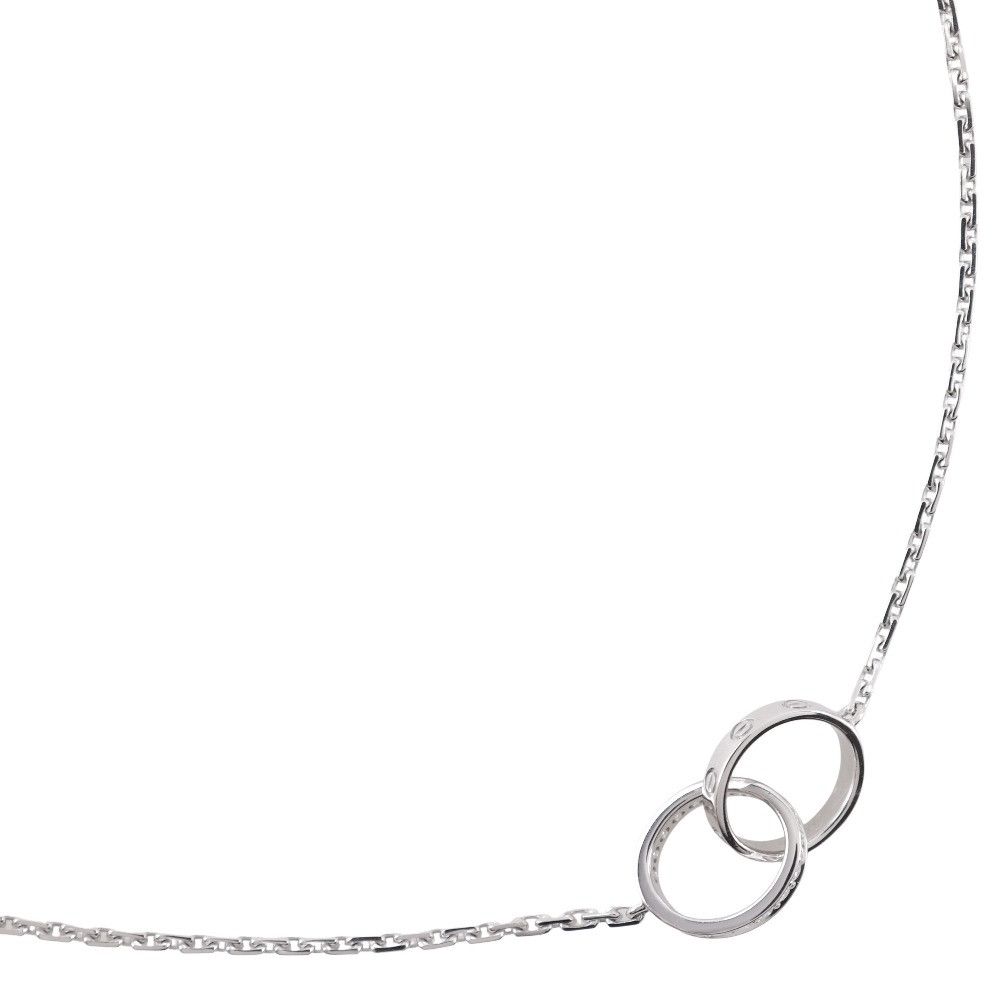 Cartier Cartier Cartier Baby Love Au750 Diamond Necklace Metal Necklace Size ONE SIZE - 1 Thumbnail