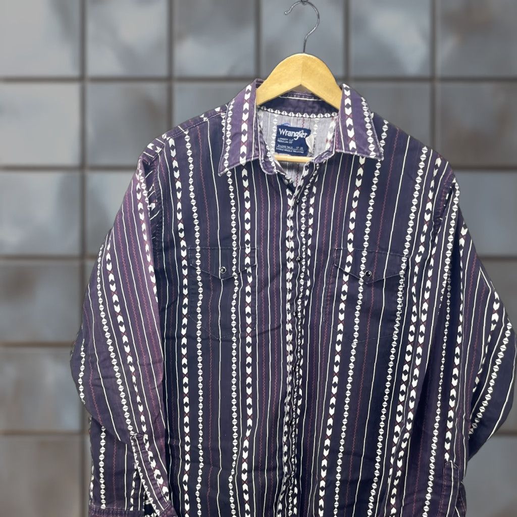 Wrangler VINTAGE 90s Wrangler Western Button Up Long Sleeve Shirt XL Mens White 90s Wrangler Button-Up Shirt XL Mens White Size US XL / EU 56 / 4 - 1 Thumbnail