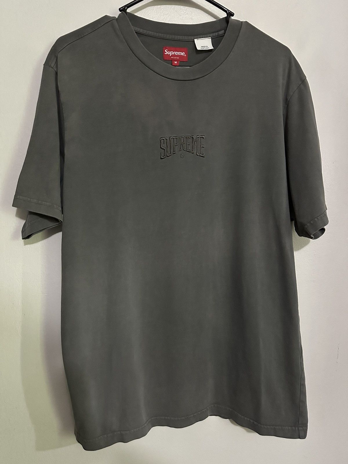 Supreme Supreme Acid Washed S/S Top Tee Size US M / EU 48-50 / 2 - 1 Thumbnail