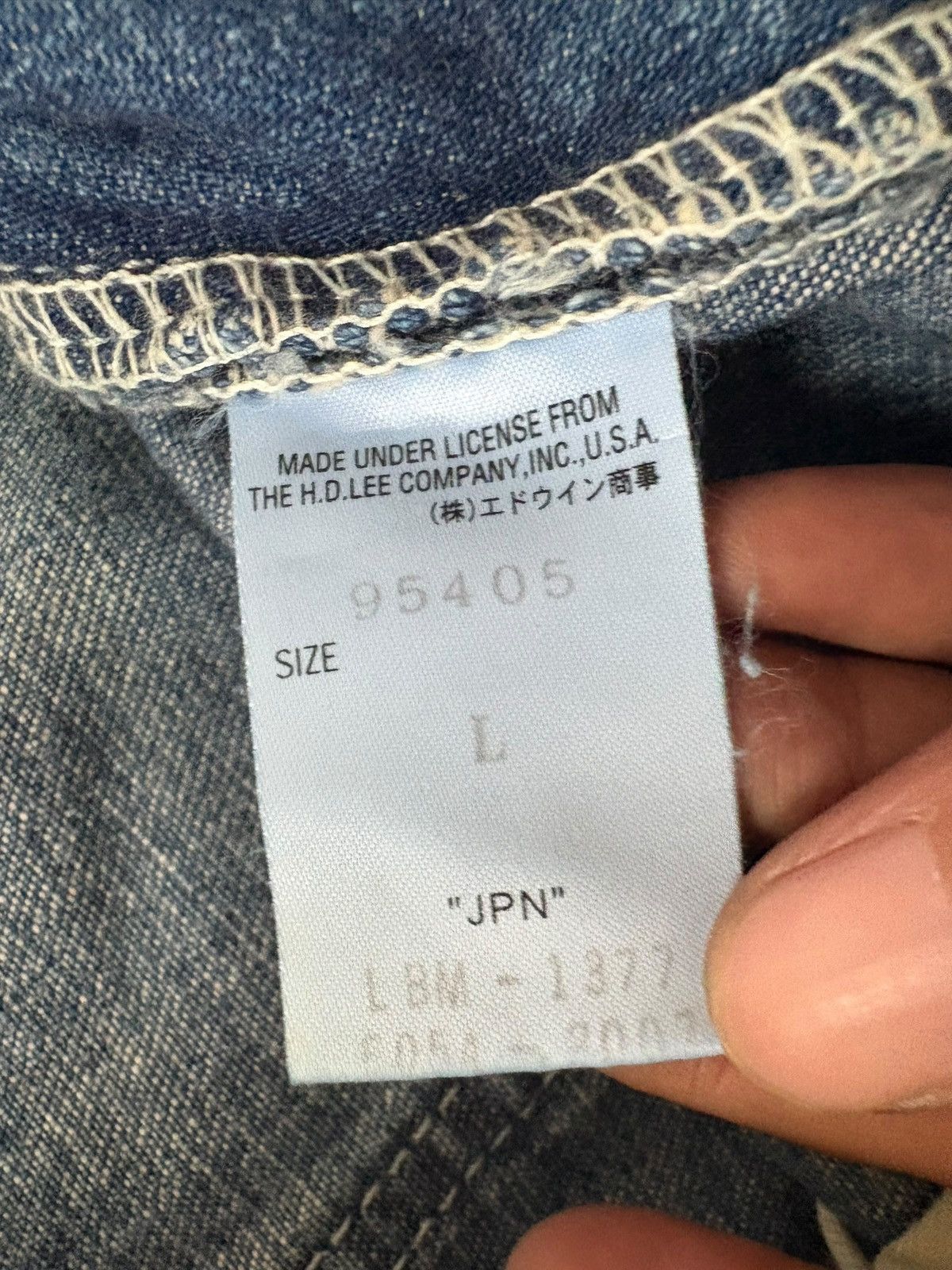 Lee Vintage Lee Sanforized Carpenter Loose Jeans Size US 34 / EU 50 - 5 Thumbnail
