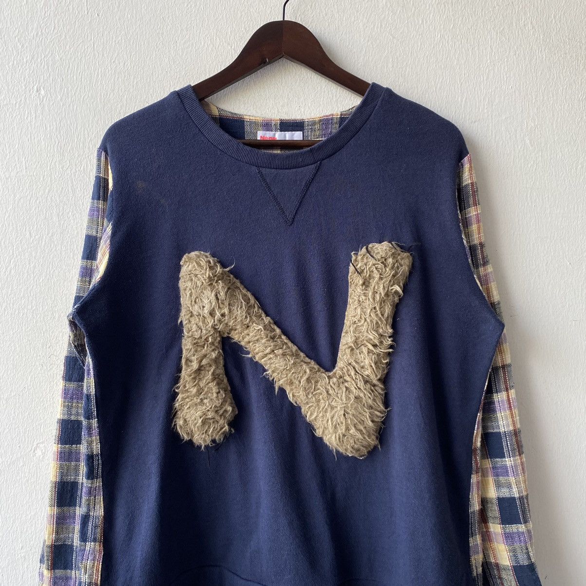 Ne-Net Ne-net by Issey Miyake Sweatshirt Reconstruct Flannel Size US M / EU 48-50 / 2 - 3 Thumbnail