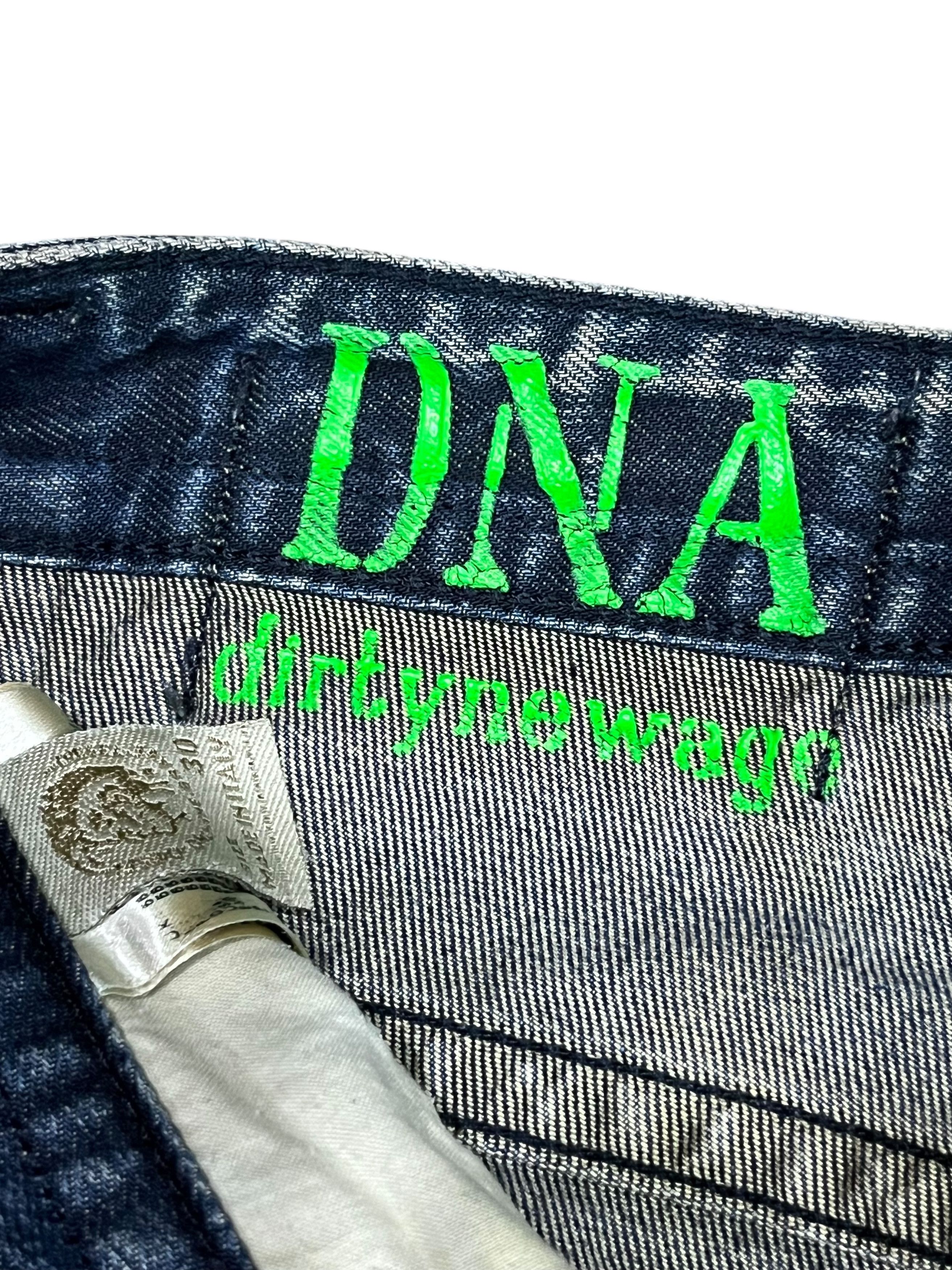 Diesel 🤘🏼Vintage DIESEL DNA Punk Rock Slim Skinny Mudwash Denim Size US 31 - 14 Thumbnail