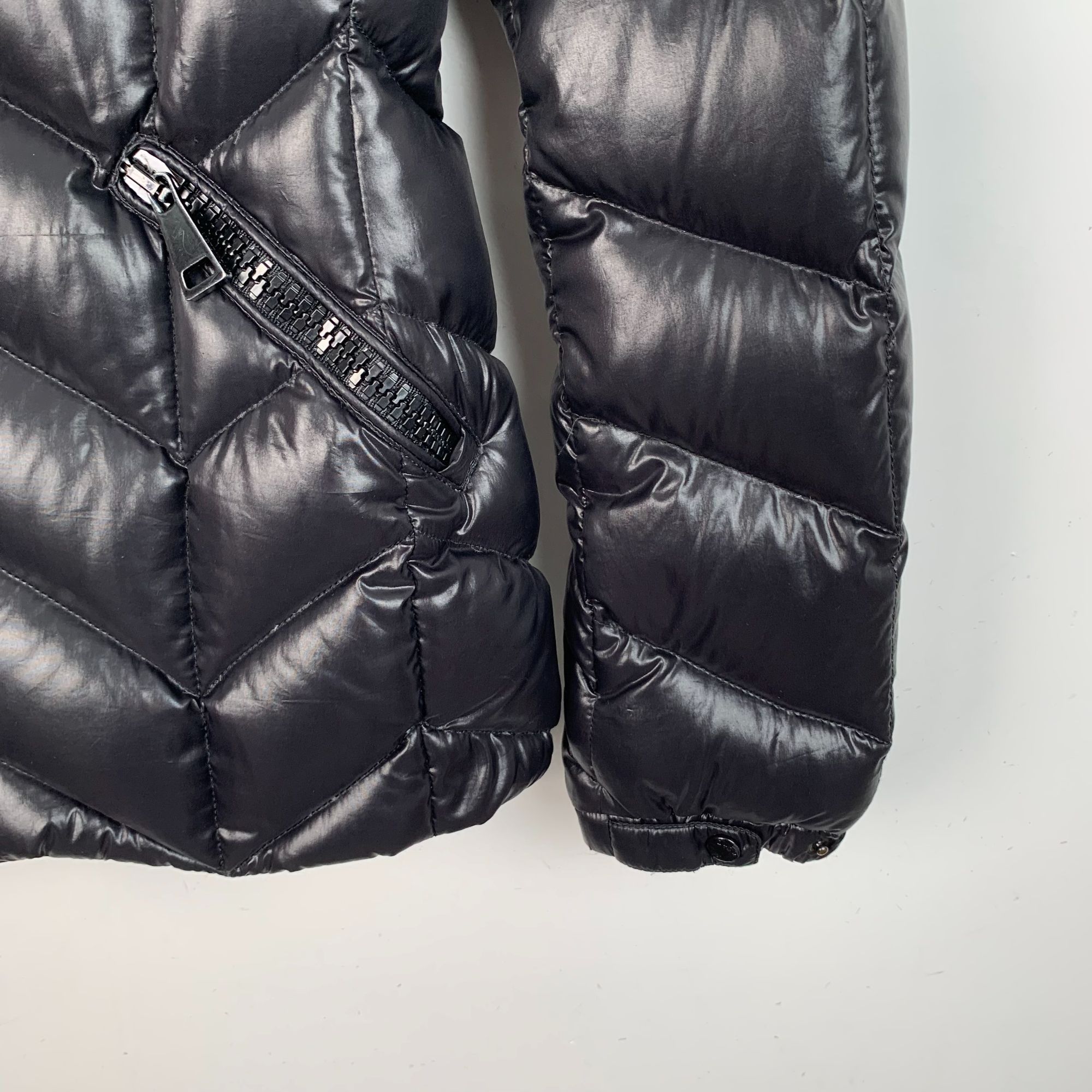 Moncler Moncler Badete Black Logo Patch Hooded Quilted Down Size US XXS / EU 40 - 6 Thumbnail