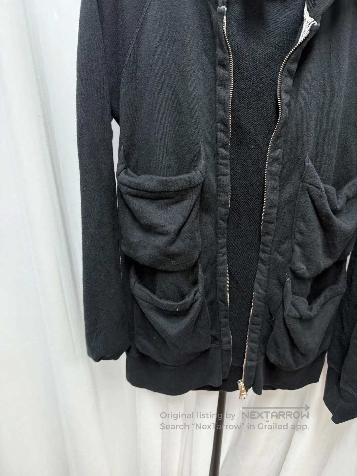 Number (N)ine number nine zipper hoodie with pockets. Size US M / EU 48-50 / 2 - 3 Thumbnail