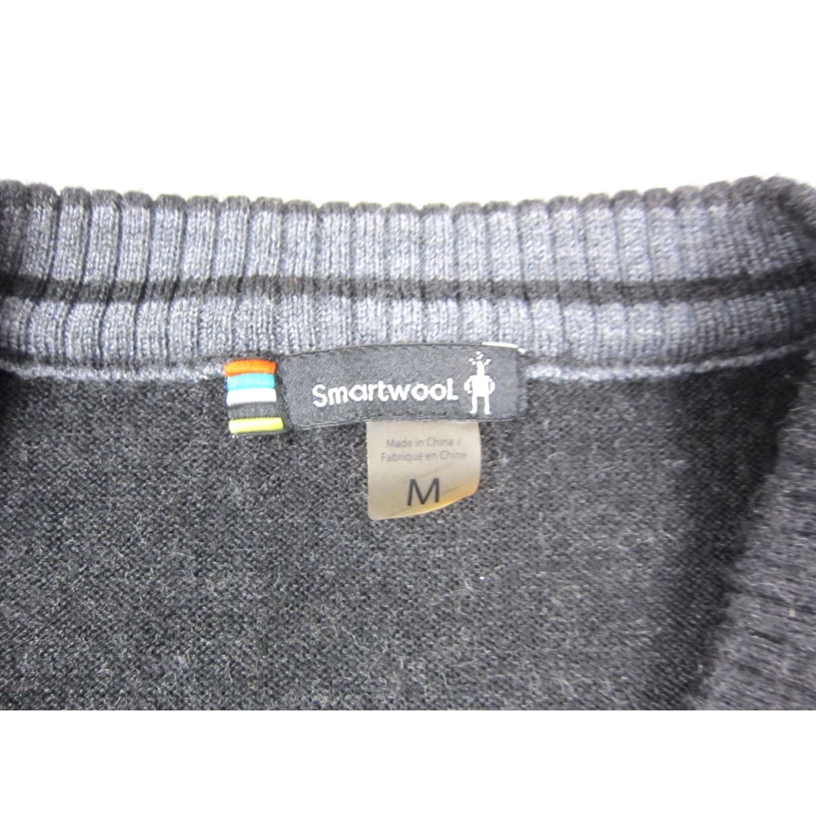 Smartwool SmartWool Sweater Mens M Black V-Neck Merino Wool Pullover 90s Crewneck Shirt Man Regular Winter Fall Summer 90s Mens Size US M / EU 48-50 / 2 - 3 Thumbnail