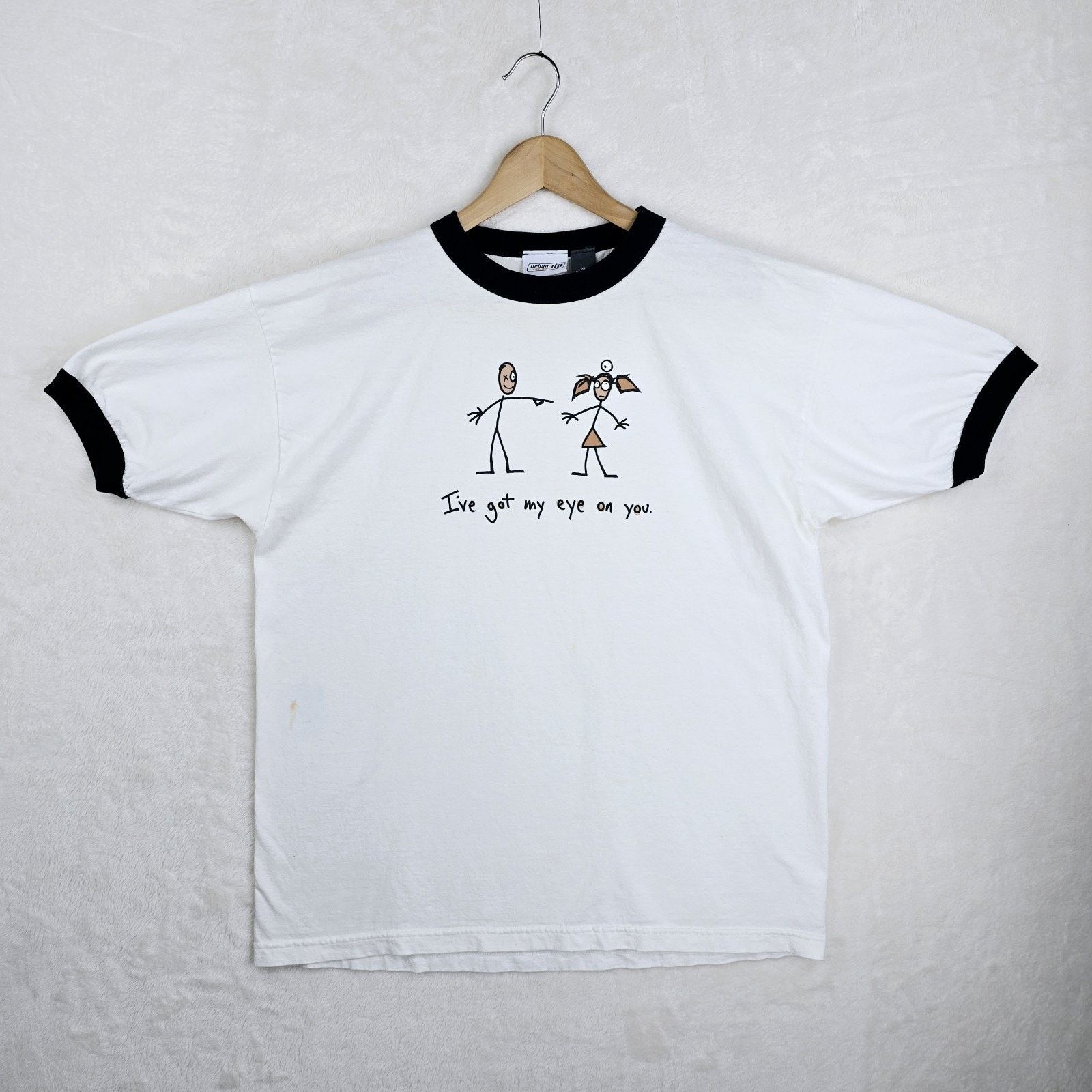 Urban Pipeline Urban Up Pipeline Ringer Tee Shirt "I Got My Eye On You" XL Size US XL / EU 56 / 4 - 2 Thumbnail