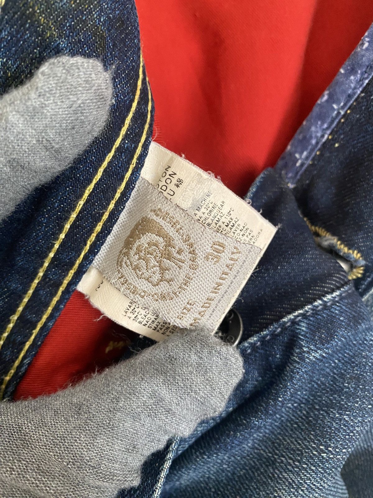 Diesel Vintage 2005 Diesel Onija Wash Denim Distressed Size US 33 - 10 Thumbnail