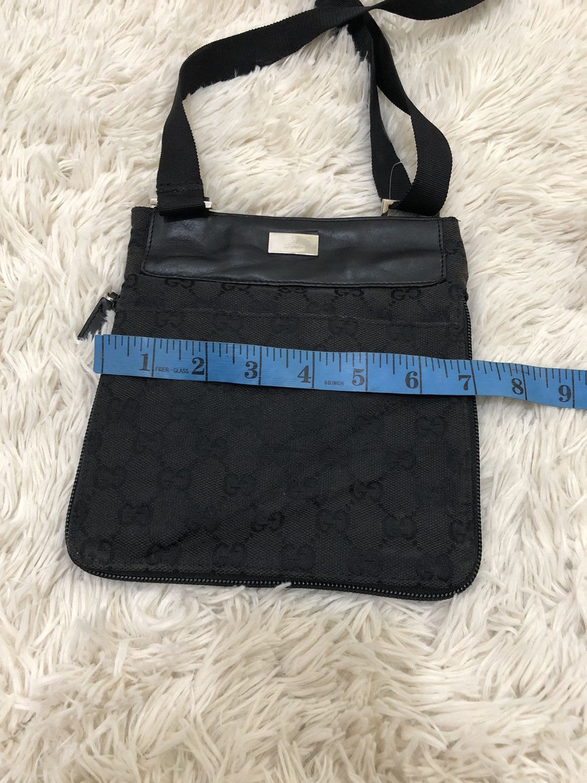 Gucci × Vintage Vintage Gucci Monogram Cross body Size ONE SIZE - 19 Thumbnail