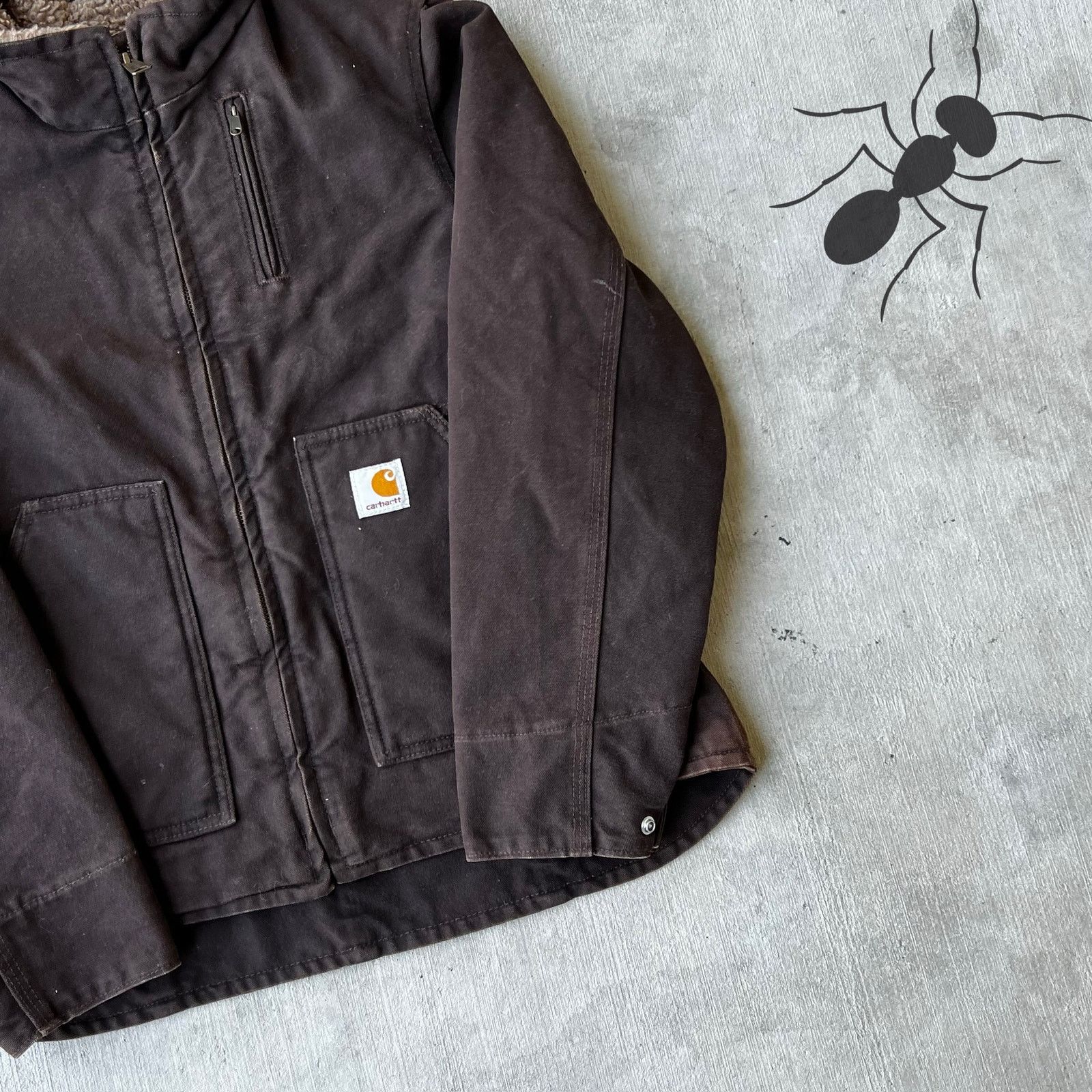 Carhartt × Vintage Copied - Carhartt work wear jacket Size US S / EU 44-46 / 1 - 2 Thumbnail