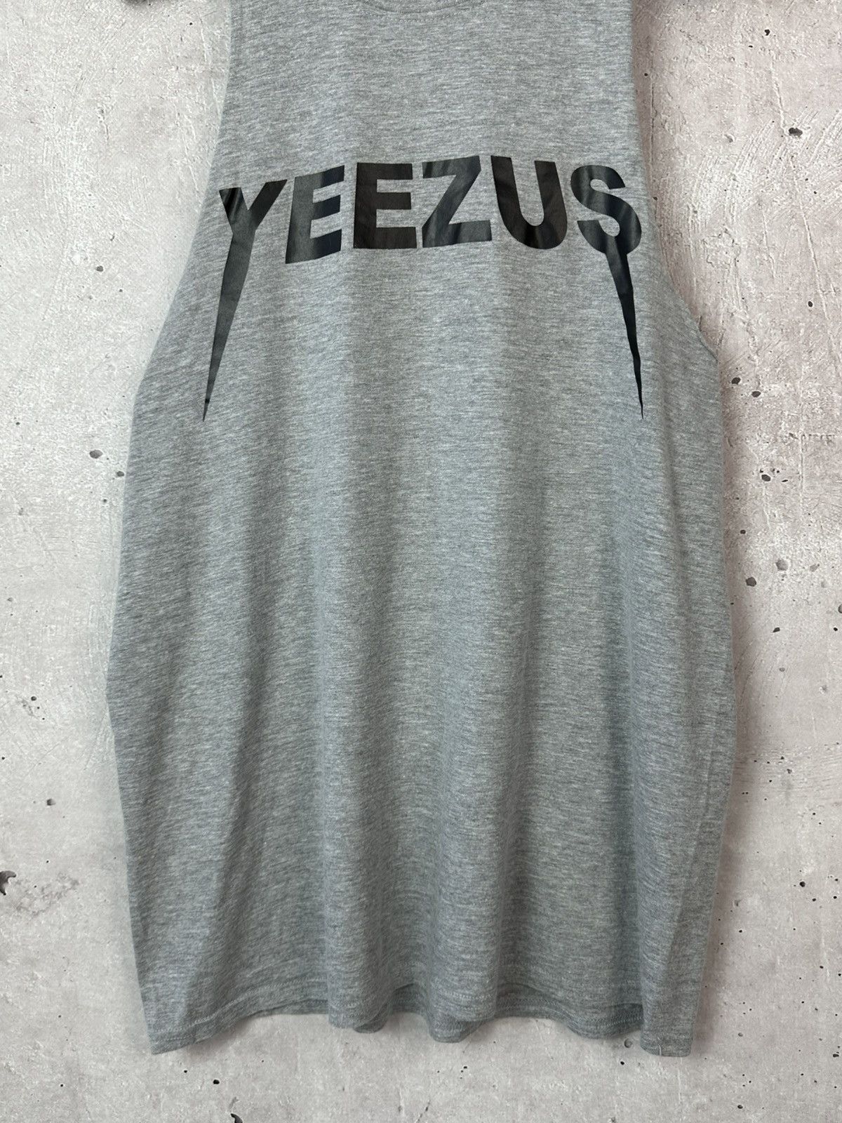 Kanye West Kenye West Yeezus Tour Grey Sleeveless Top Size US S / EU 44-46 / 1 - 3 Thumbnail