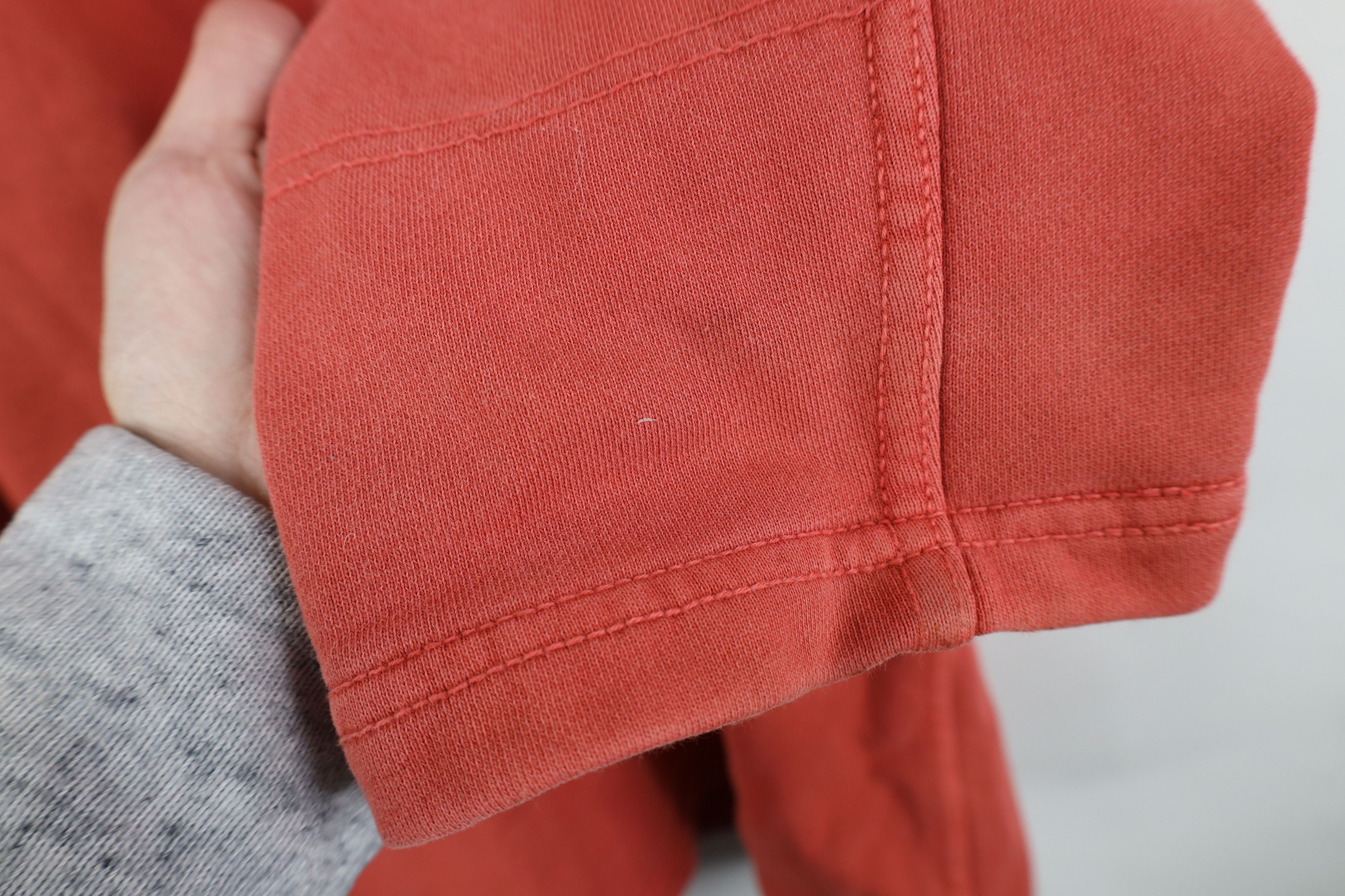 Vintage Vintage 90s Streetwear Pigment Dye 1/4 Half Zip Sweatshirt Size US XL / EU 56 / 4 - 9 Thumbnail