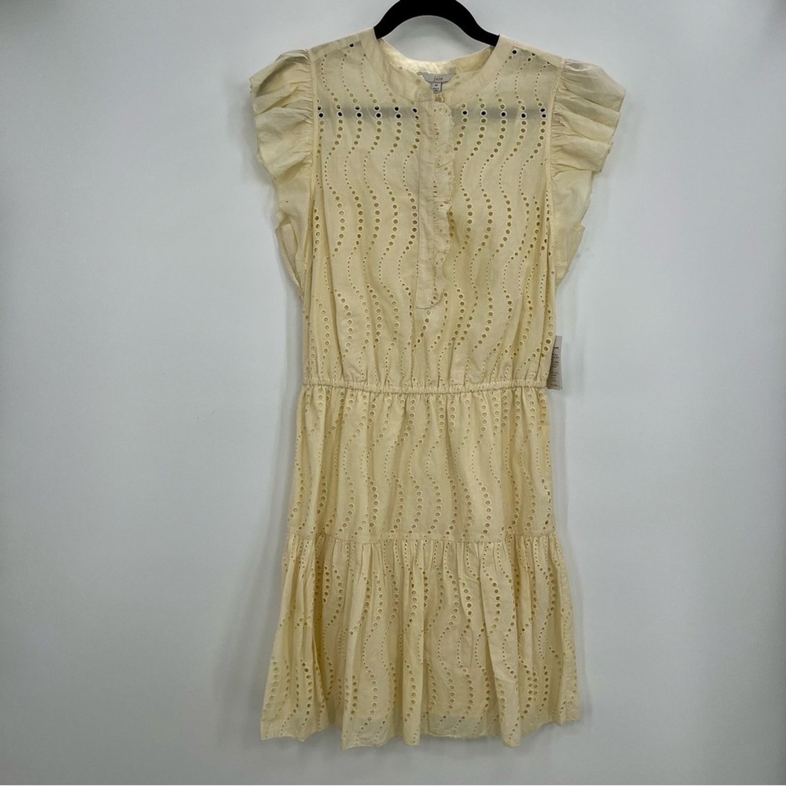 Joie NWT Joie The Krystina Dress Lace Eyelet Mini Dress Floral M Size M / US 6-8 / IT 42-44 - 7 Thumbnail