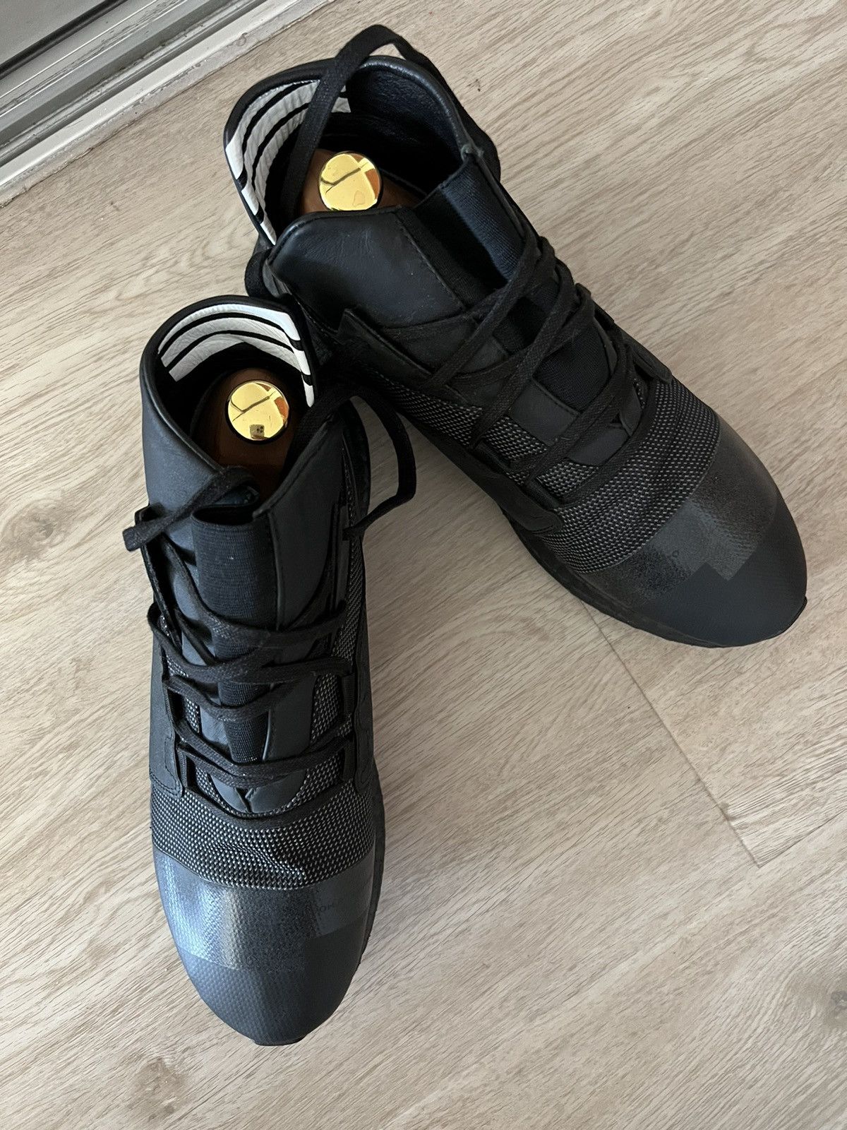 Adidas Y-3 Qasa Mid Triple Black Sz