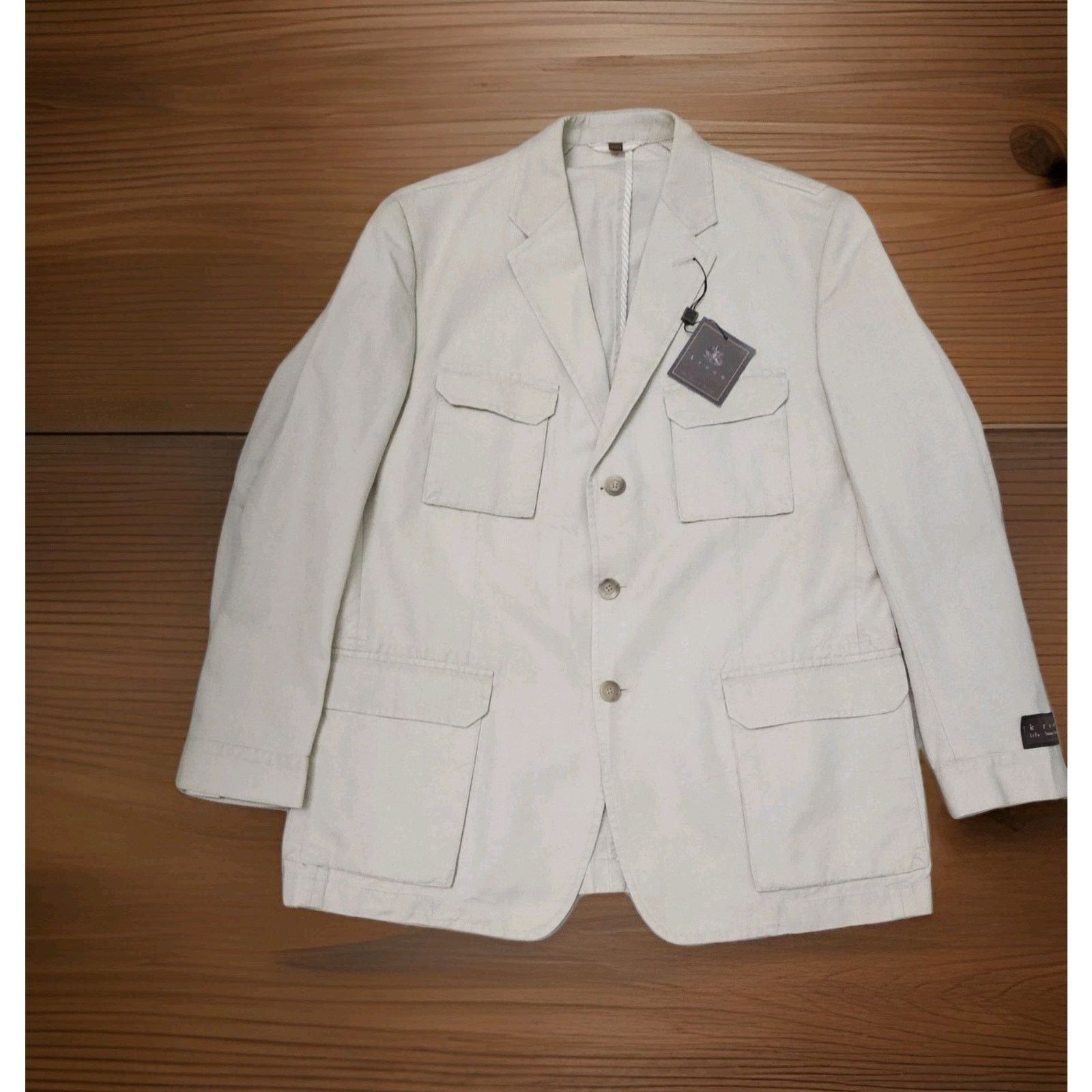 Other Kroon Men Life, Luxury, Levity Cotton / Linen Fogerty Blazer Size 46L - 3 Thumbnail