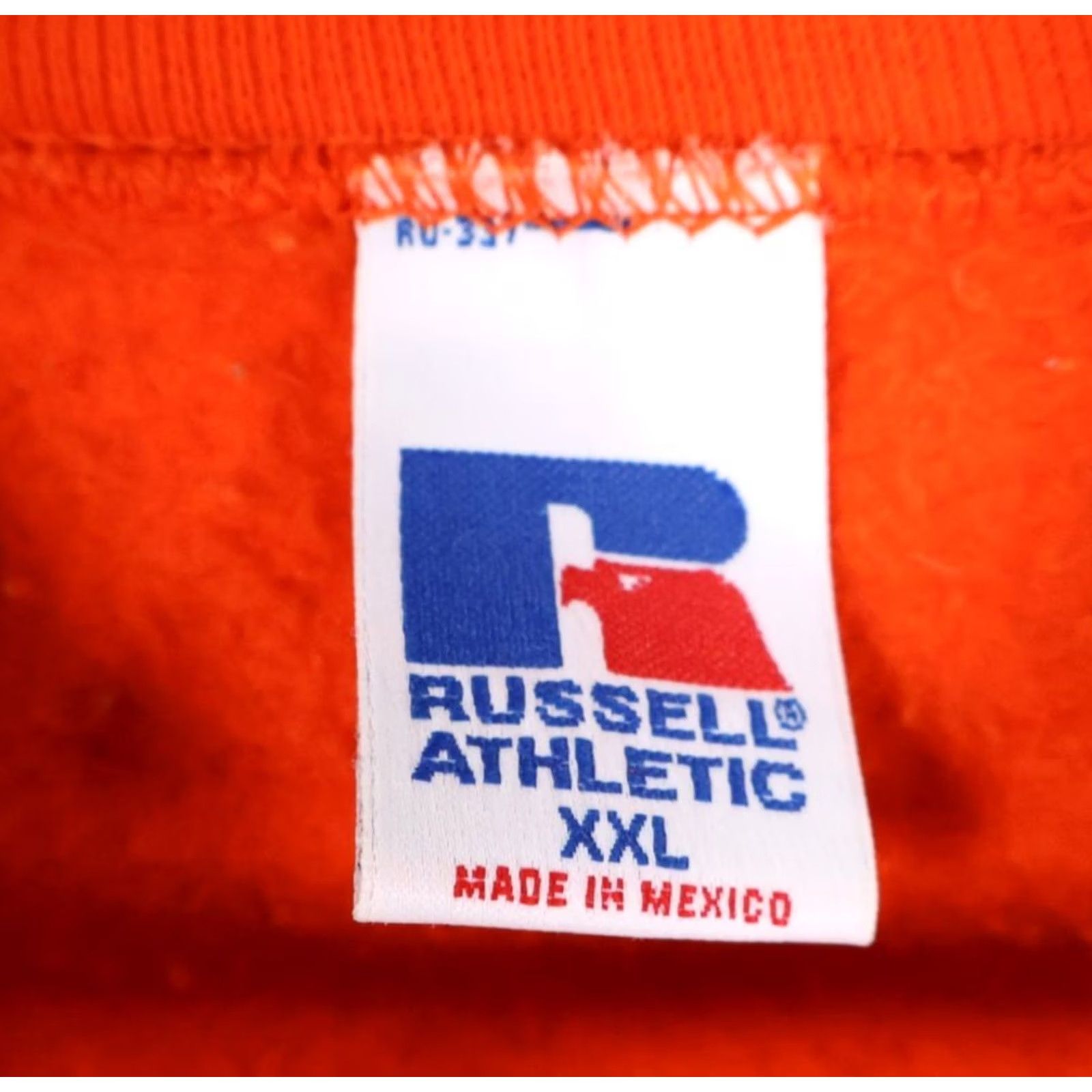 Russell Athletic VINTAGE Russell Athletic Sweatshirt Men 2XL Orange Crewneck Solid 50/50 Y2K Size US XXL / EU 58 / 5 - 3 Thumbnail