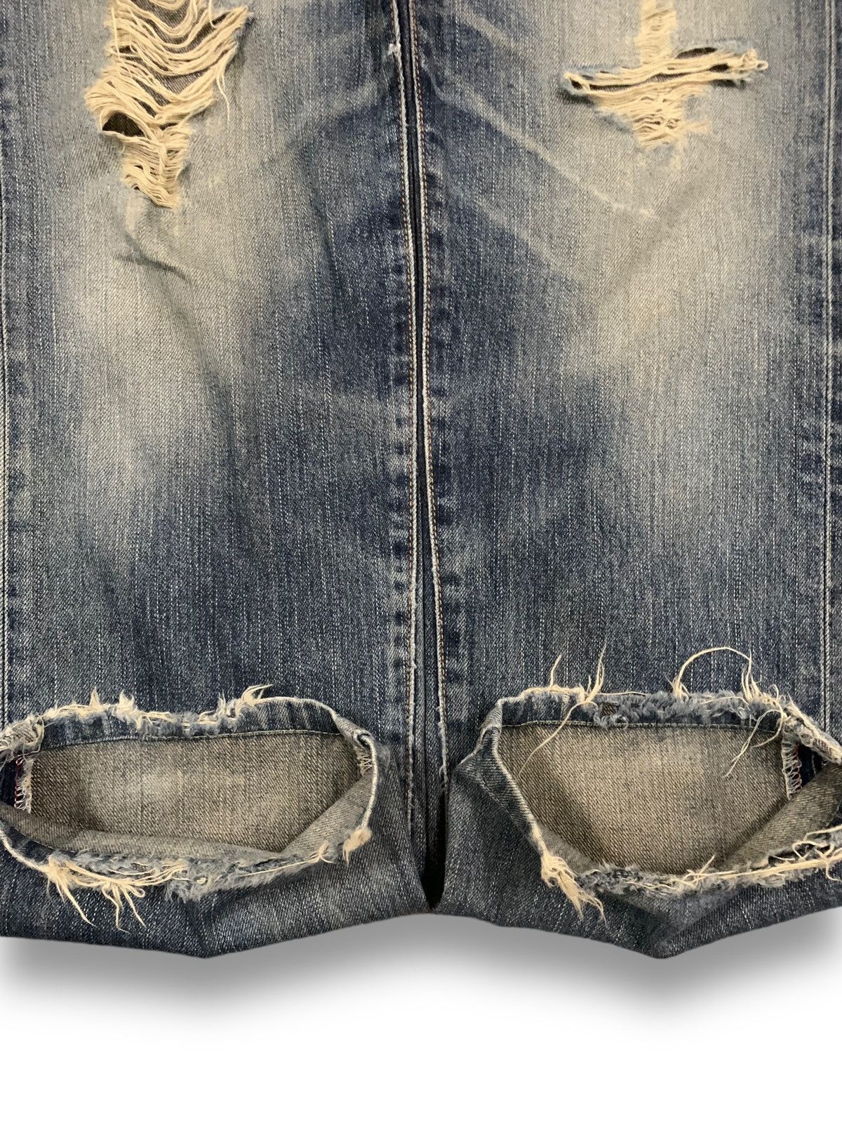 Edwin Vintage Edwin XV443 Regular Straight Distressed Grunge Jeans Size US 31 - 8 Thumbnail