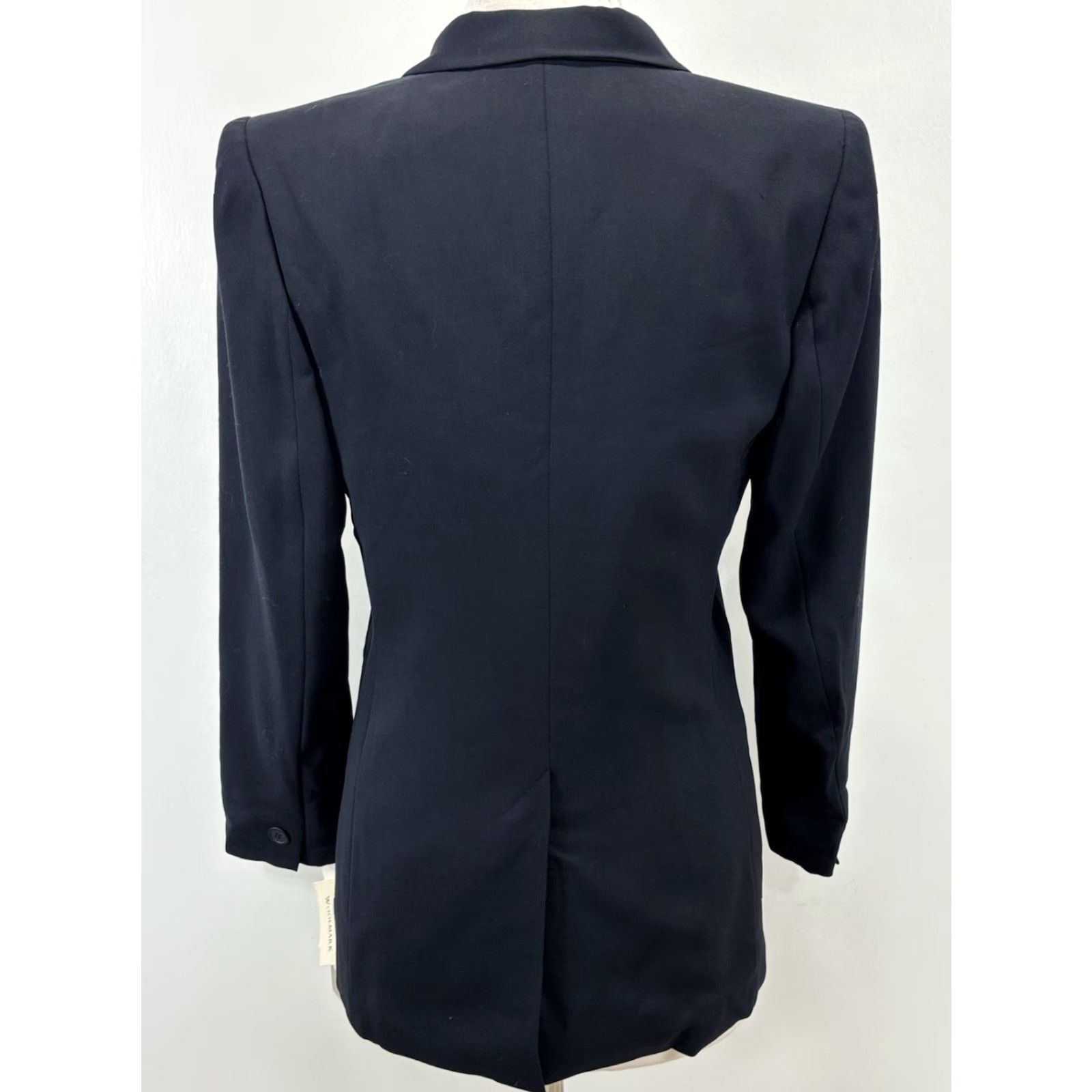 Jones New York VINTAGE Jones New York Blazer Jacket Wool Double-Breasted Petite 8P Navy Ladies USA 90s Business Cocktail Size M / US 6-8 / IT 42-44 - 3 Thumbnail