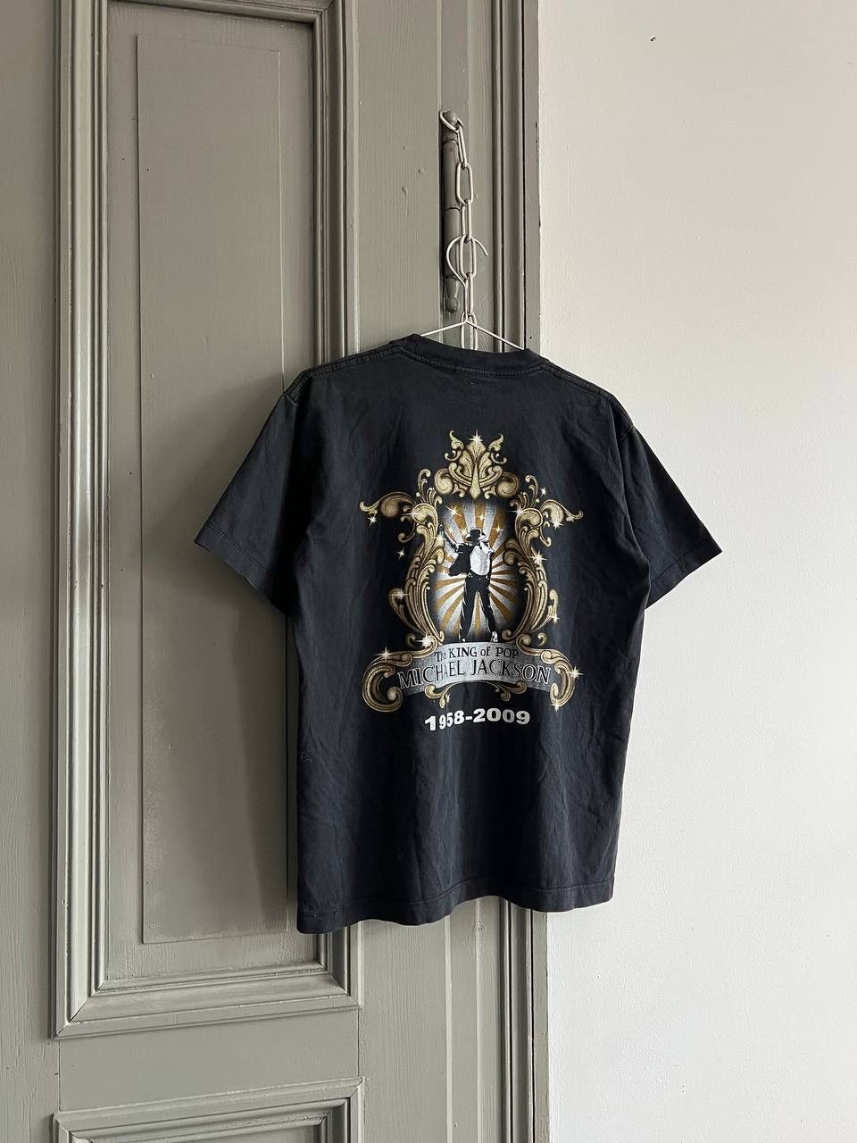 Band Tees × Michael Jackson Michael Jackson 1958-2009 King Of Pop Singer Promo Tee Band Size US M / EU 48-50 / 2 - 2 Thumbnail