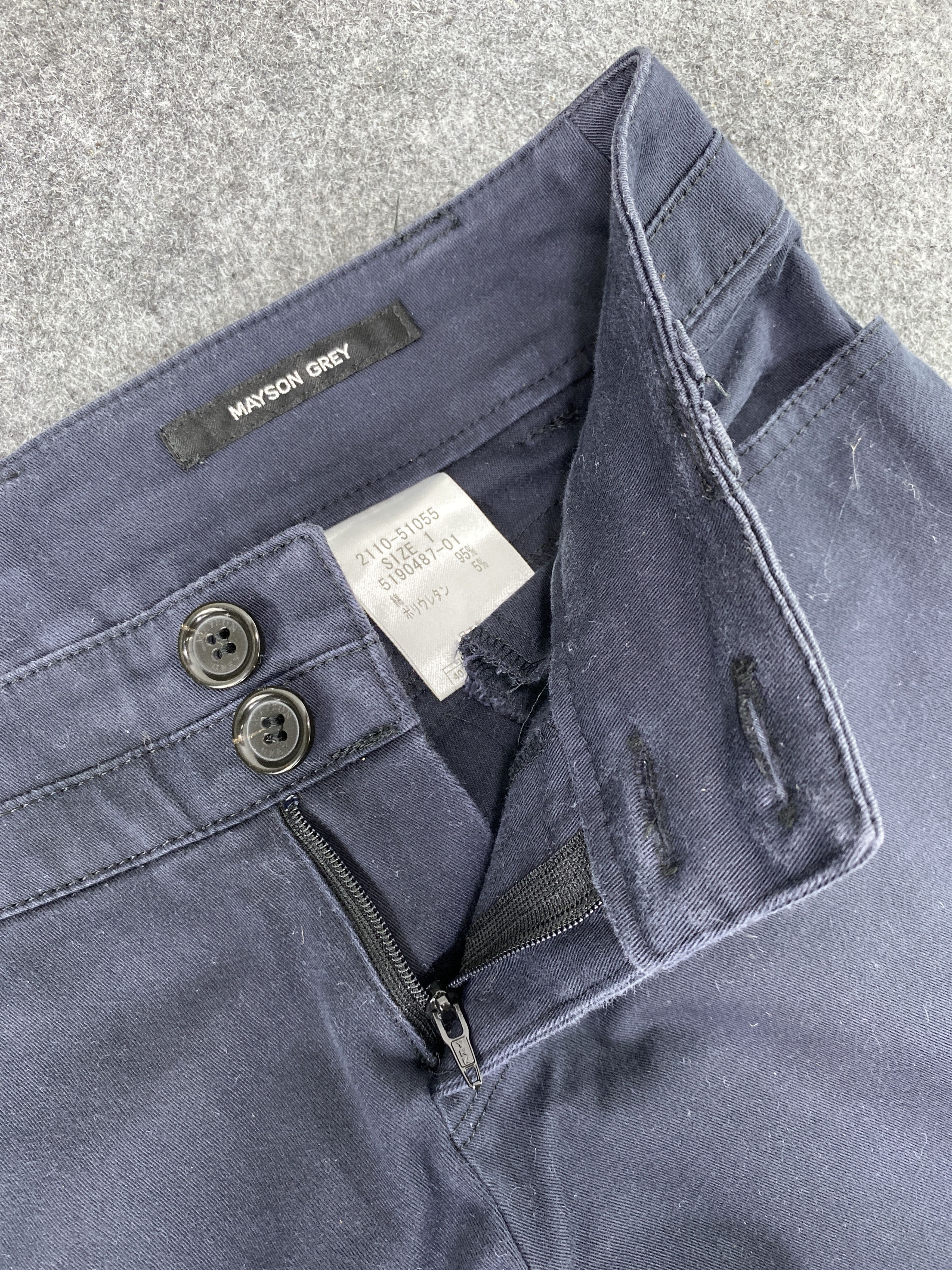 Japanese Brand Mayson Grey pants - J1081 Size 27" / US 4 / IT 40 - 7 Thumbnail