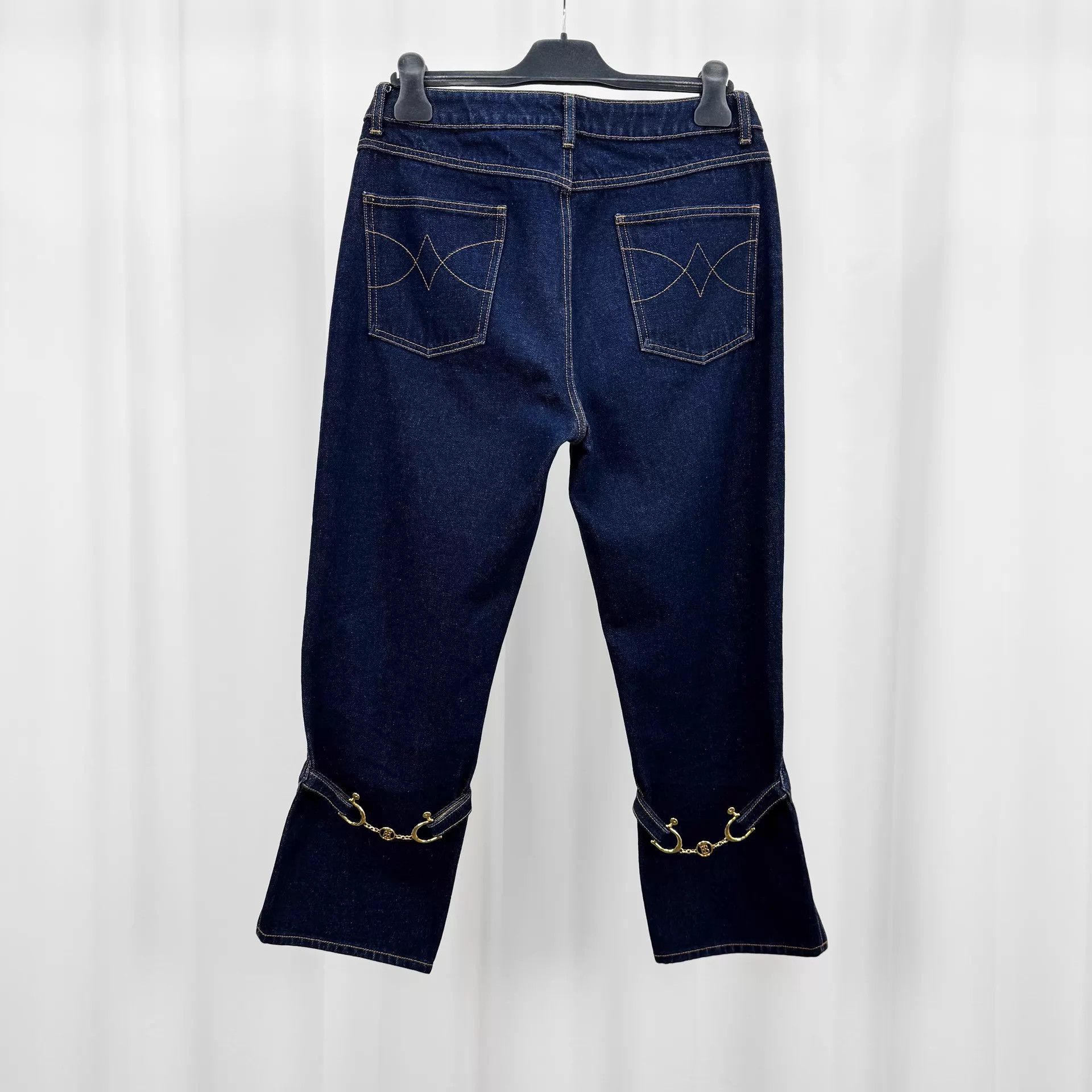 Burberry Burberry Horseferry Bit Gold Buckle Jeans W29 New Size 29" - 1 Thumbnail