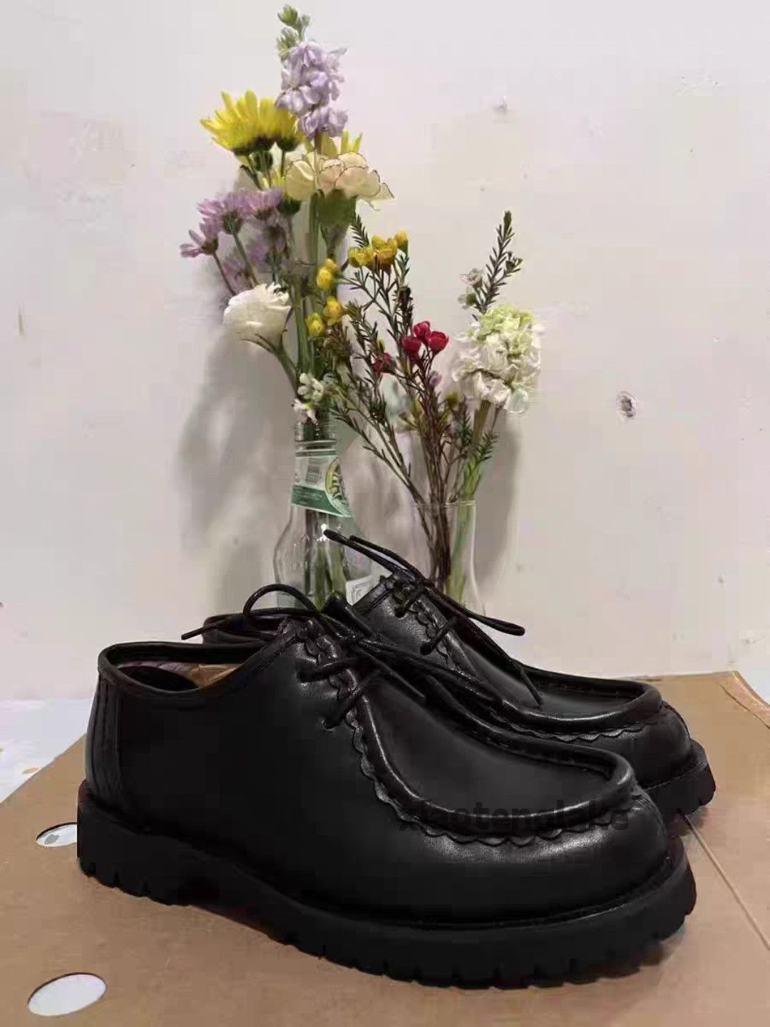 Vintage Utility motorcycle biker rider rocker hiphop boots shoes Size US 11 / EU 44 - 2 Thumbnail