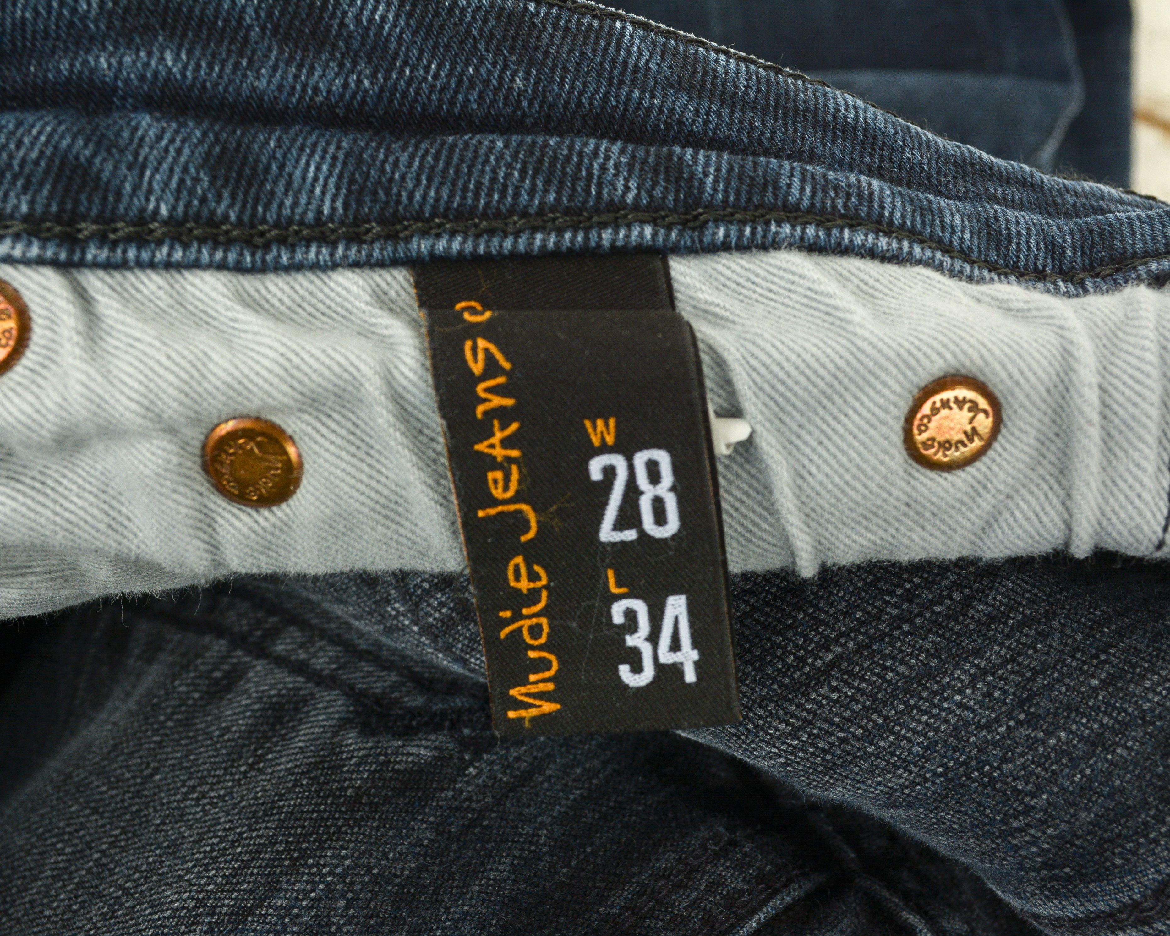 Nudie Jeans Skinny Lin Women W28 L34 Slim Fit Denim Trousers Low Rise Size 28" / US 6 / IT 42 - 4 Thumbnail