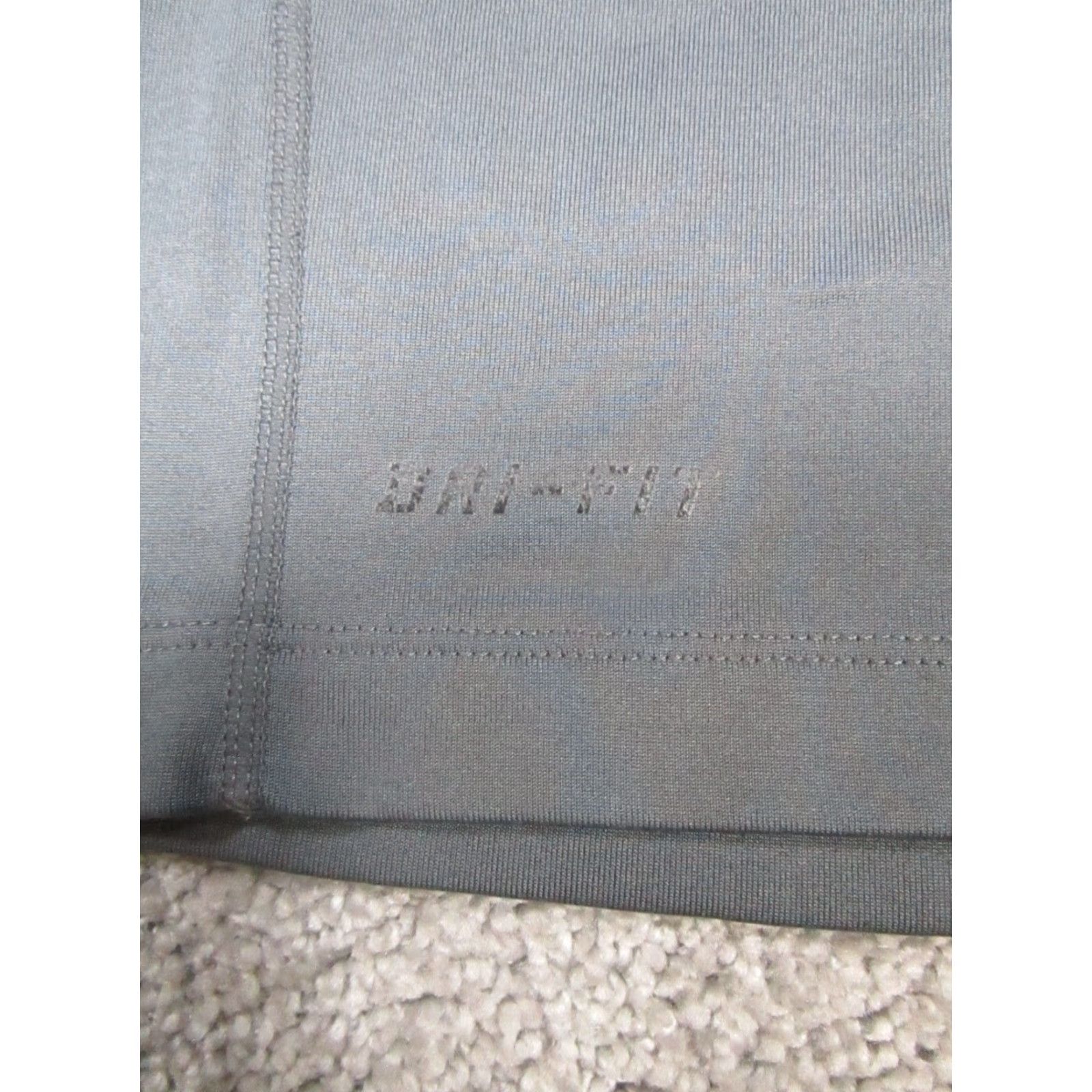 Nike Nike Pro Combat Shirt Men Large Gray Pullover Mock Neck Dri-Fit Cross Training Gym Running Mens Size US L / EU 52-54 / 3 - 4 Thumbnail
