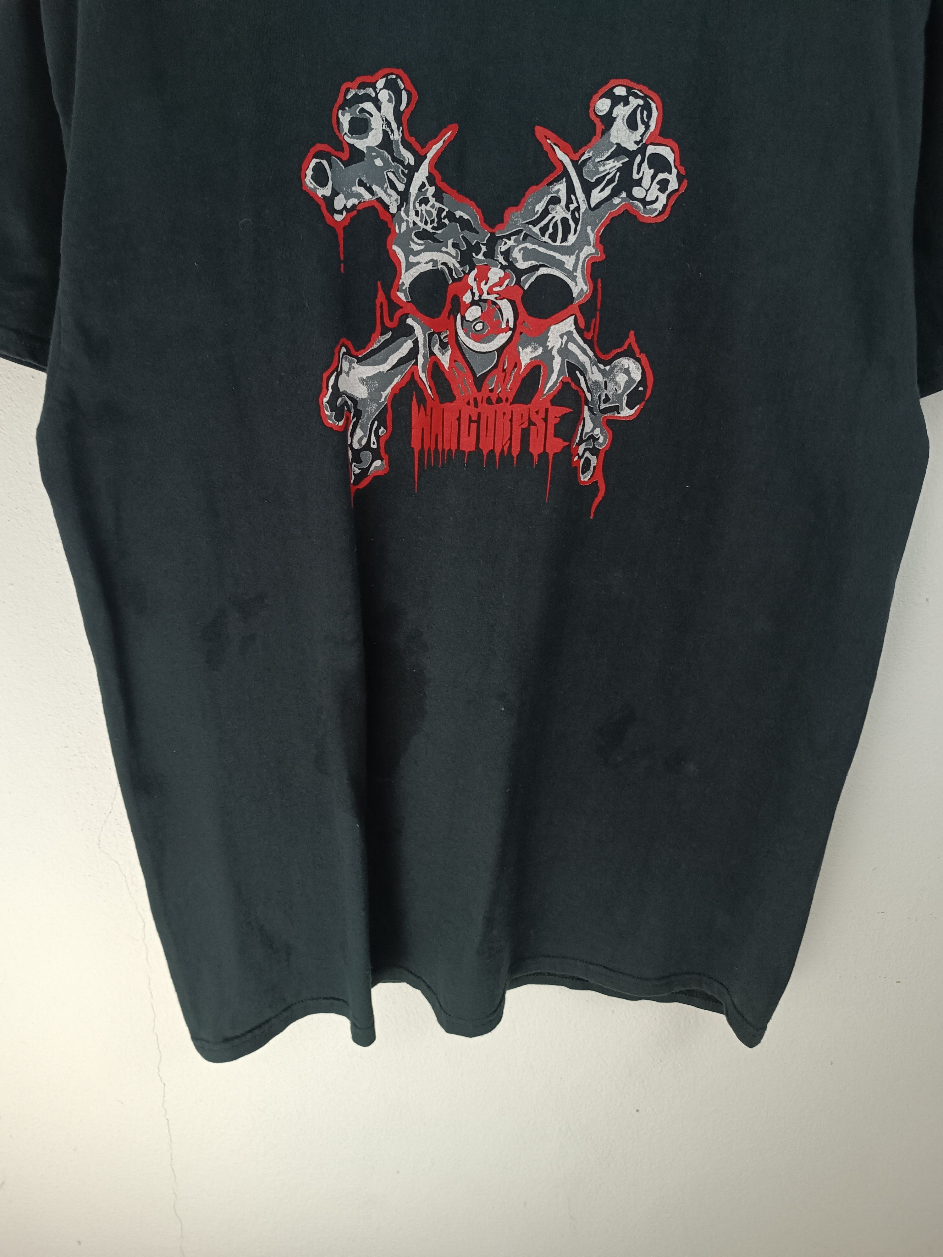 Band Tees VINTAGE WARCORPSE ONE MAN D-BEAT PUNK ROCK TEES Size US XL / EU 56 / 4 - 8 Thumbnail