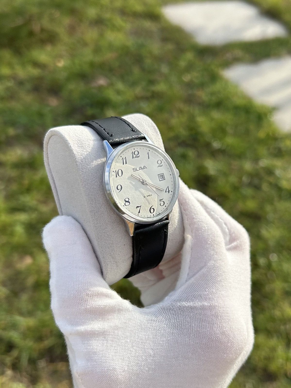 Vintage Vintage Watch Slava Made in USSR Soviet Mechanical 1980s Size ONE SIZE - 13 Thumbnail