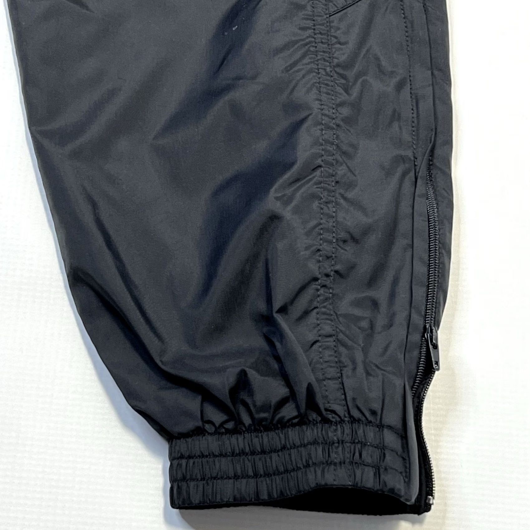 Nike VINTAGE Nike Jogger Track Pants Womens S Black Lined Windbreaker Zip Ankle Size 28" / US 6 / IT 42 - 5 Thumbnail