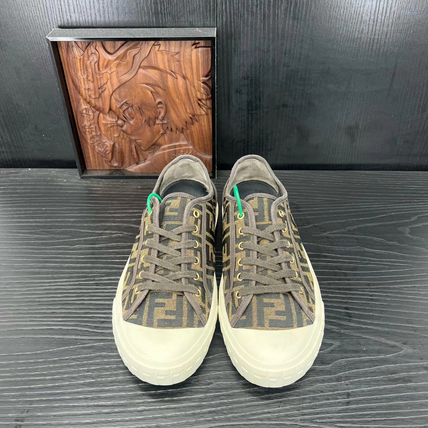Fendi FENDI Domino Brown 43 MINT Size US 10 / EU 43 - 7 Thumbnail
