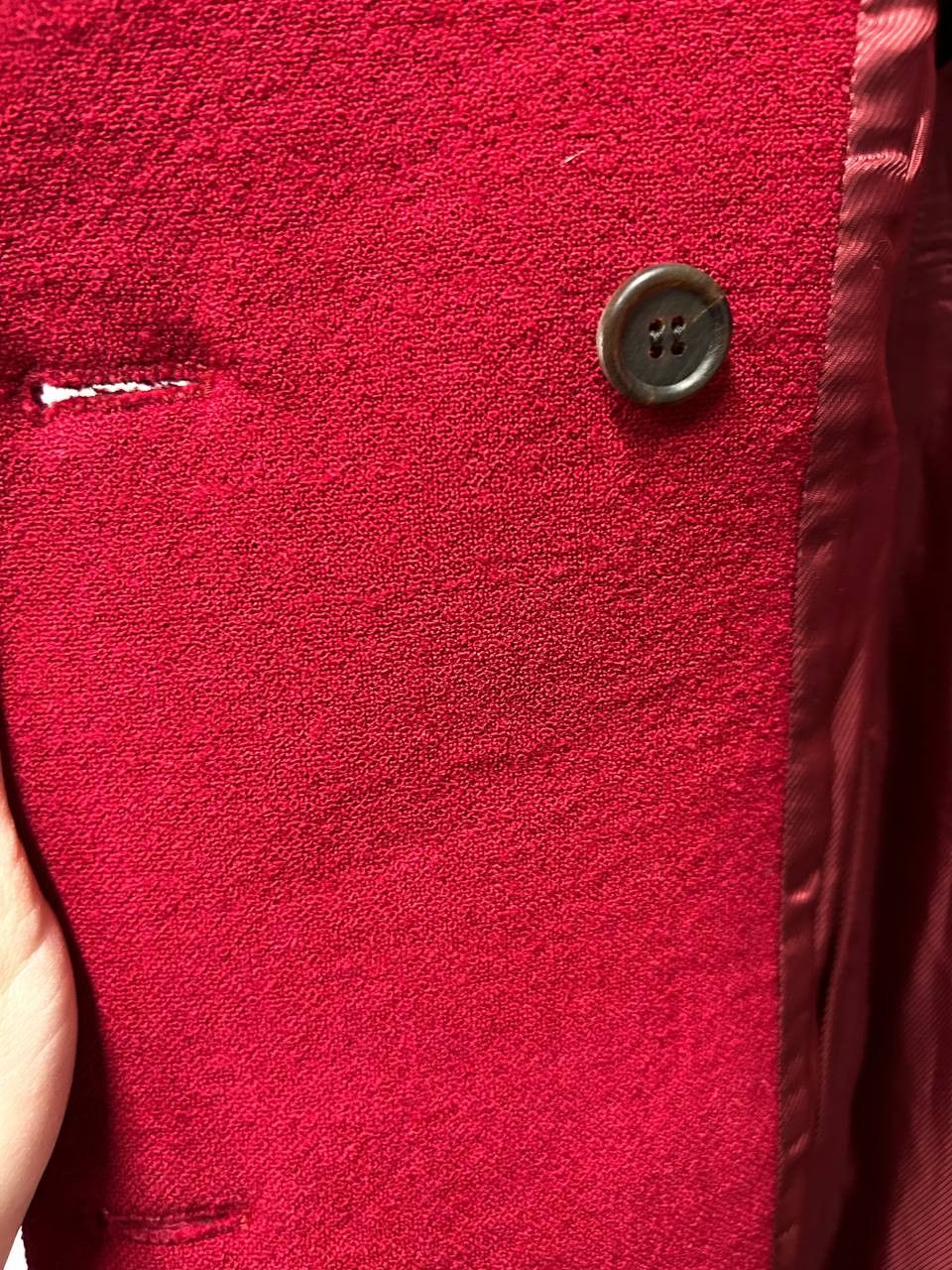 Prada Prada FW2009 Women’s Red Virgin Wool Coat Size M US 6 IT 42 Size M / US 6-8 / IT 42-44 - 15 Thumbnail