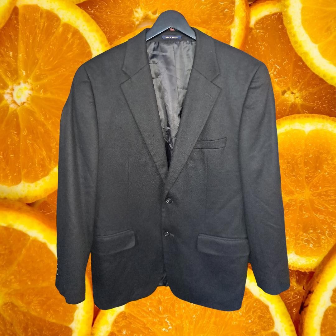 Club Room Clubroom 100% Cashmere Black Blazer Size 40R Size 40R - 1 Thumbnail