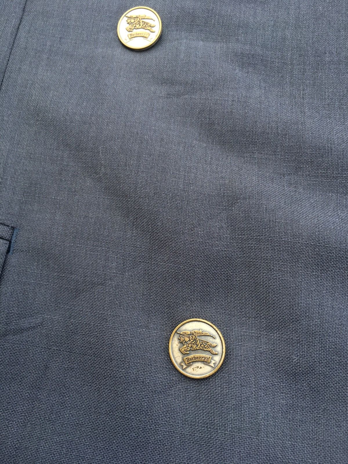 Burberry Rare Vintage Burberry Plain Blazer Size 36R - 9 Thumbnail