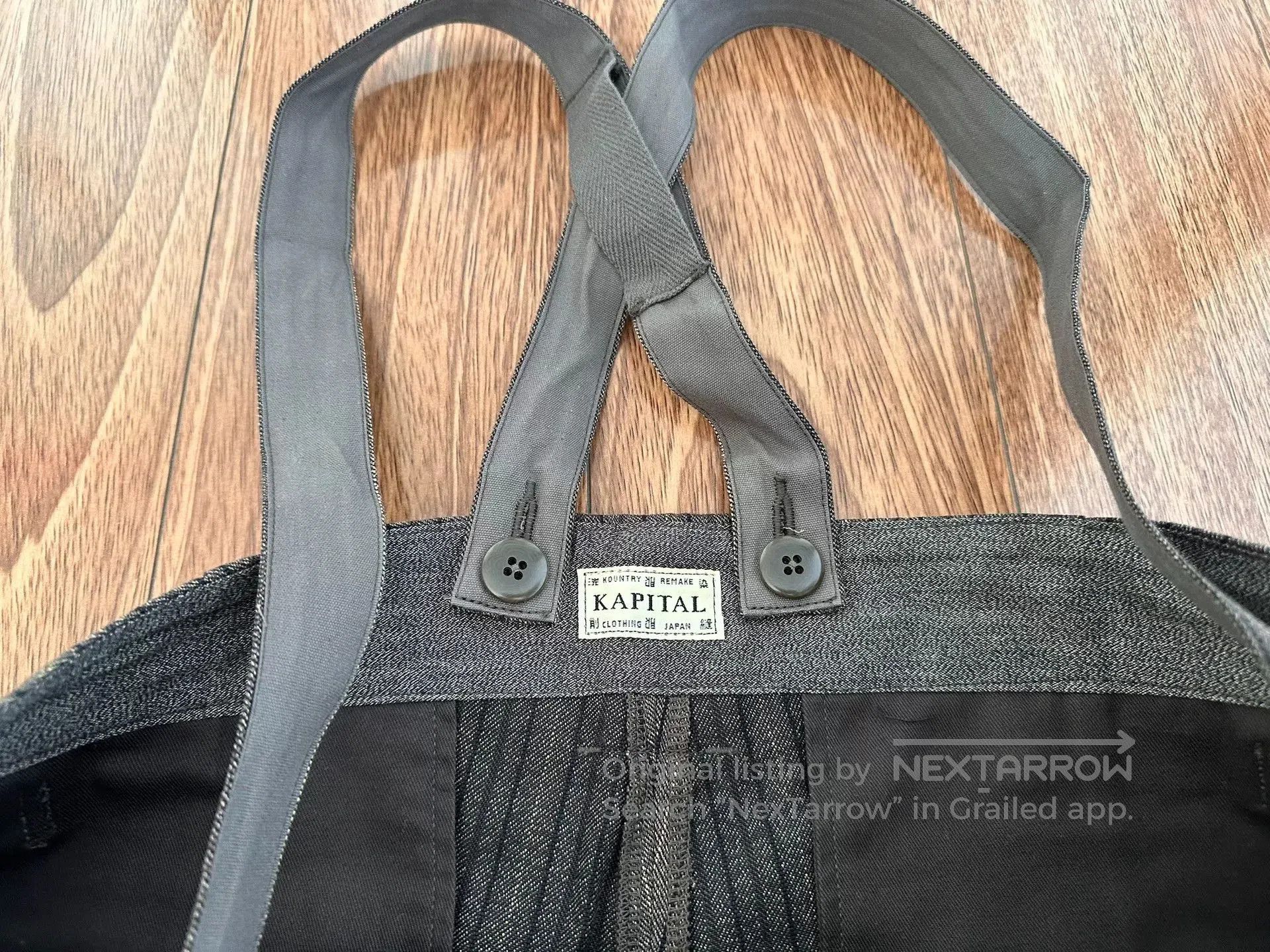 Kapital Vintage Striped Overalls by KAPITAL. Size US 26 / EU 42 - 3 Thumbnail