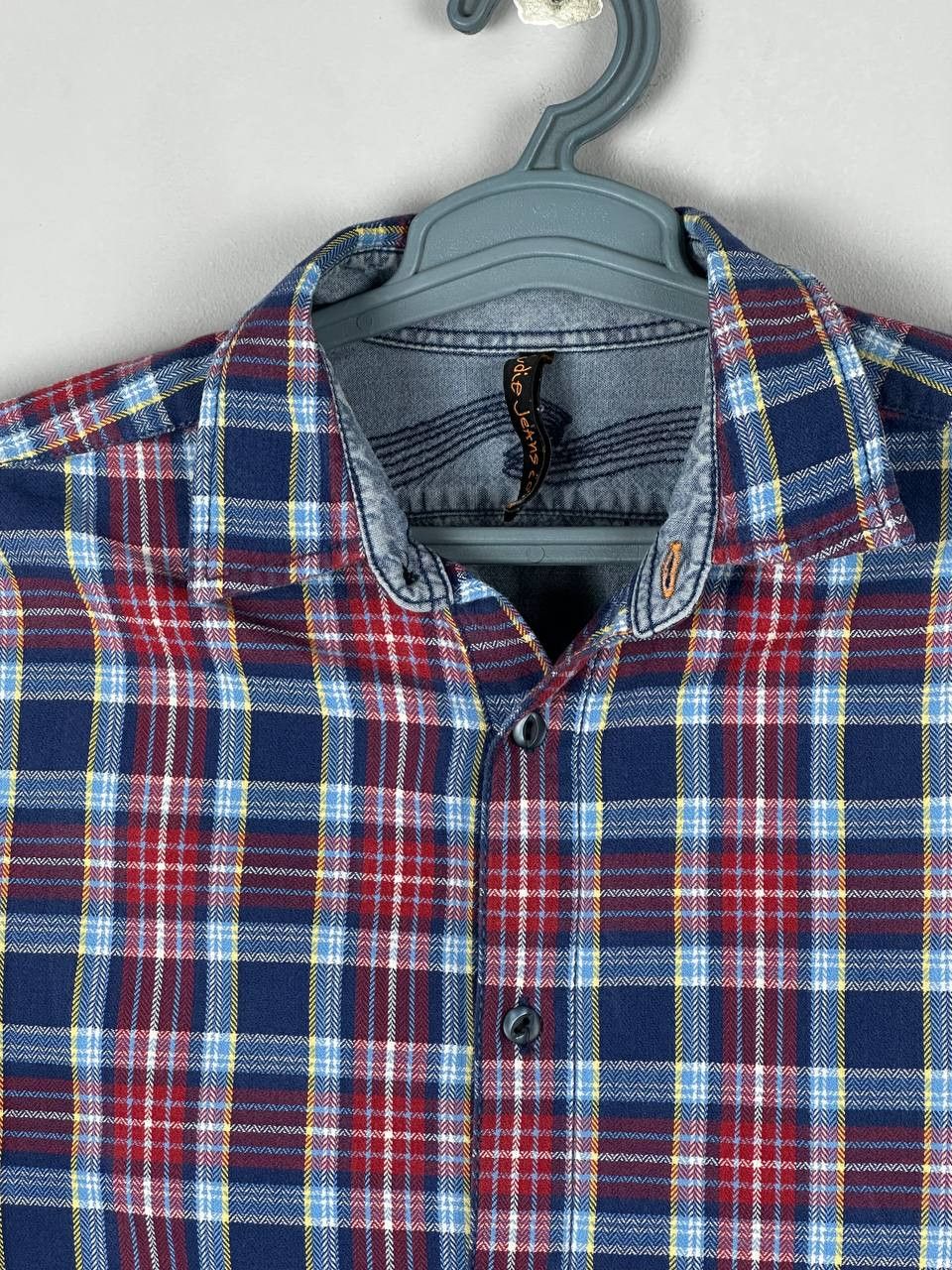 Nudie Jeans Vintage Nudie Jeans Plaid Flannel Long Sleeve Shirt Size US S / EU 44-46 / 1 - 4 Thumbnail