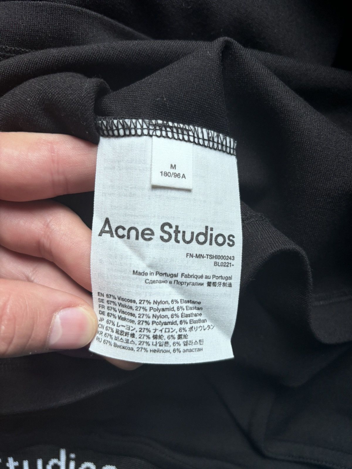 Acne Studios Acne studios T shirt Size US S / EU 44-46 / 1 - 5 Thumbnail