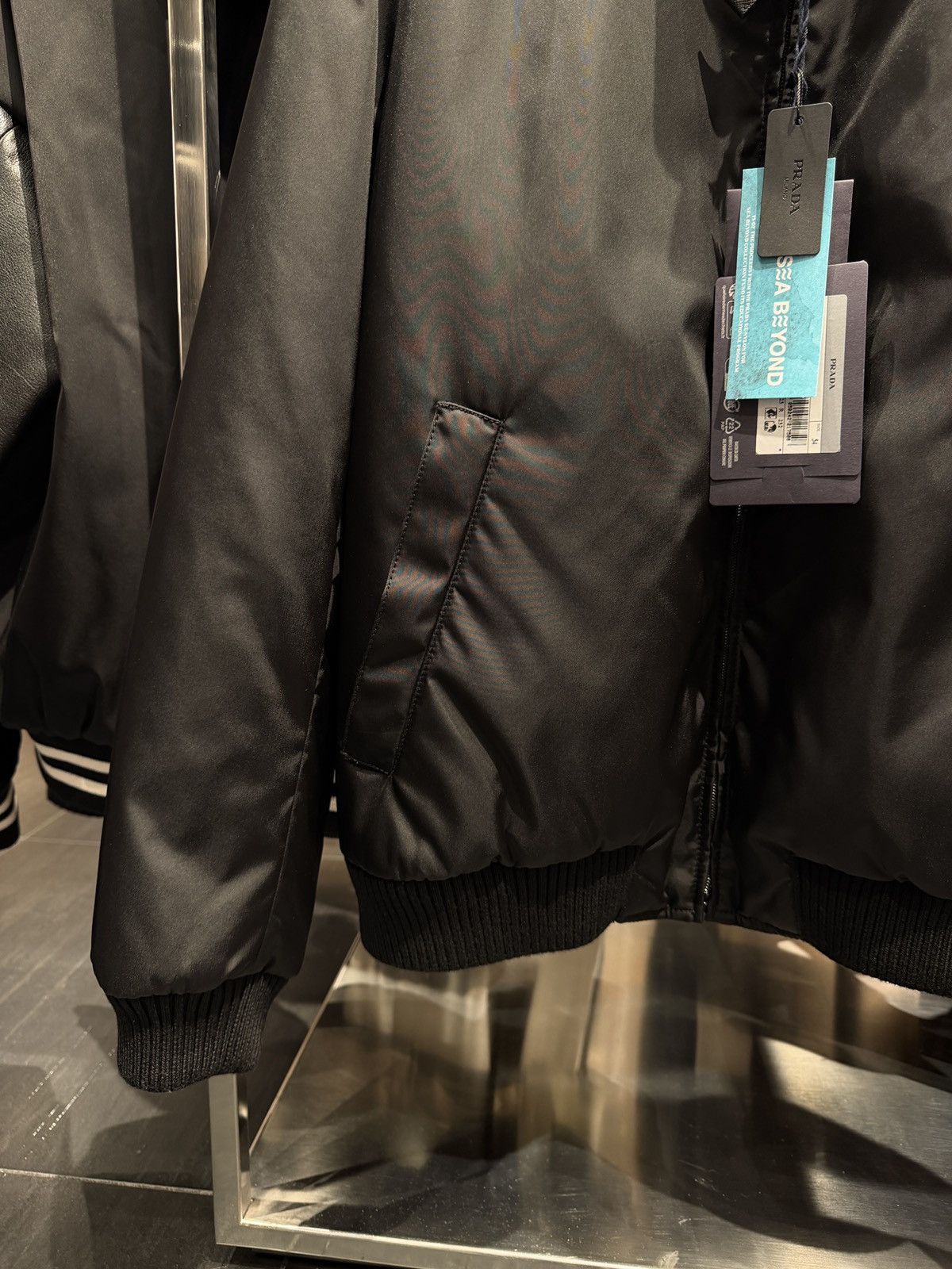 Prada Prada Re-Nylon Bomber Jacket Size US XL / EU 56 / 4 - 3 Thumbnail