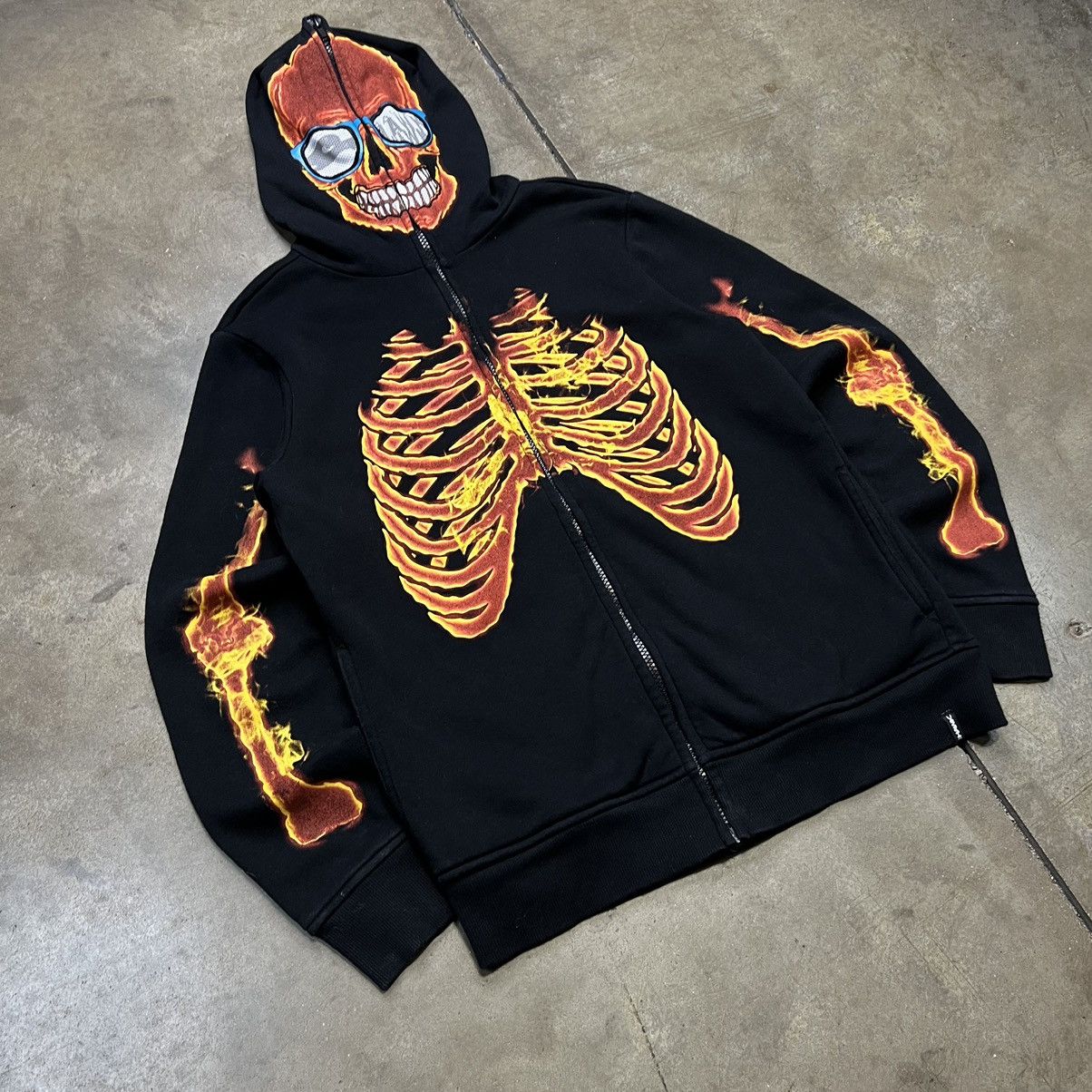 Tony Hawk × Vintage Vintage Y2K Tony Hawk Full Zip Bapesta Style Hoodie Cyber Size US S / EU 44-46 / 1 - 2 Thumbnail