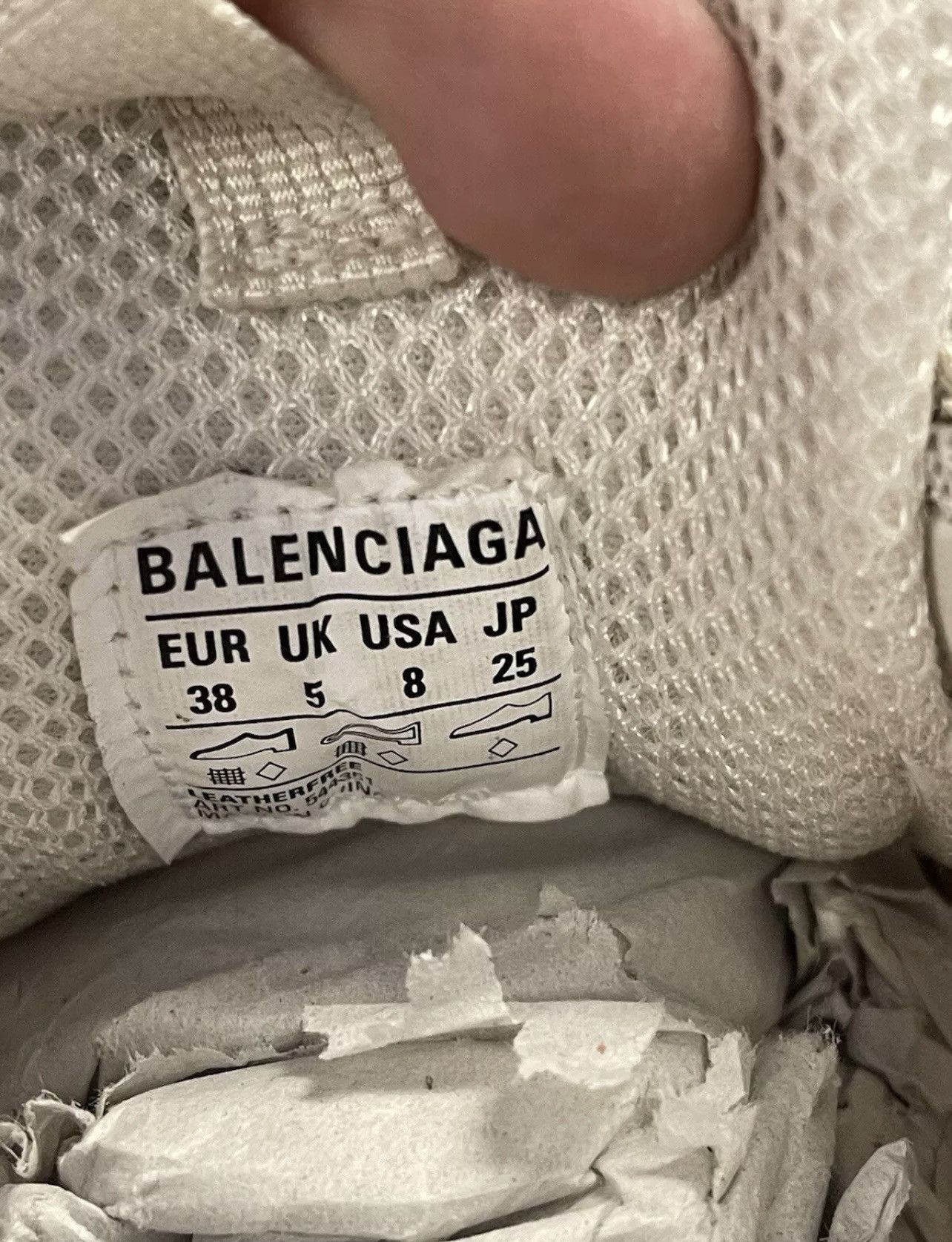 Balenciaga Size 8US/38EU - Balenciaga Triple S Translucent Clear Sole Size US 8 / IT 38 - 8 Thumbnail