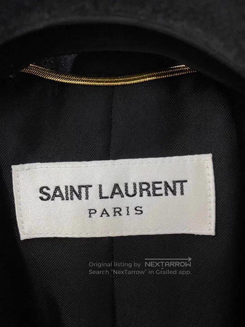 Saint Laurent Paris Saint Laurent Paris Wool Coat Size XS / US 0-2 / IT 36-38 - 3 Thumbnail