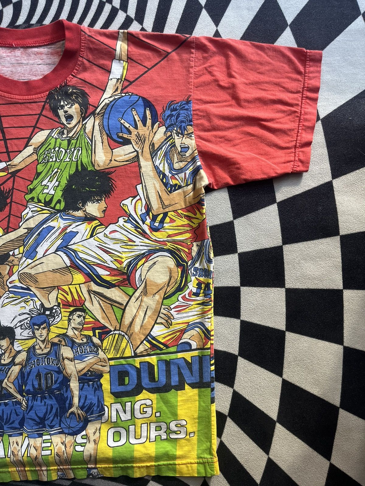 Anime Vintage SLAM DUNK (AOP) manga 90’s Tshirt Size US L / EU 52-54 / 3 - 6 Thumbnail