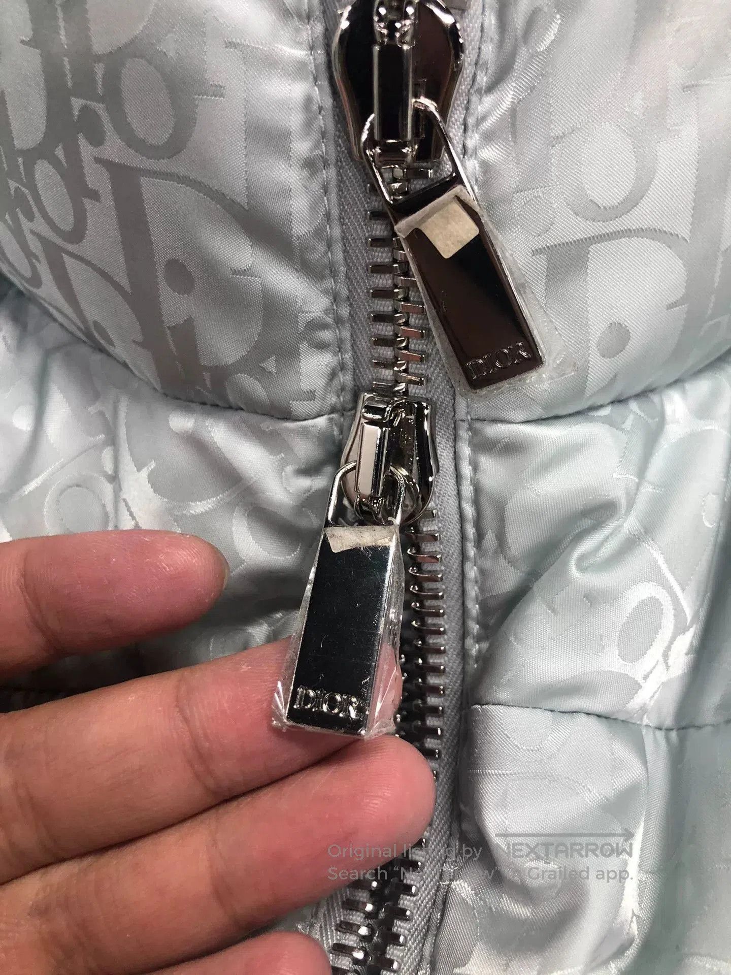 Dior dior logo hooded zip jacket in gray. Size US L / EU 52-54 / 3 - 2 Thumbnail