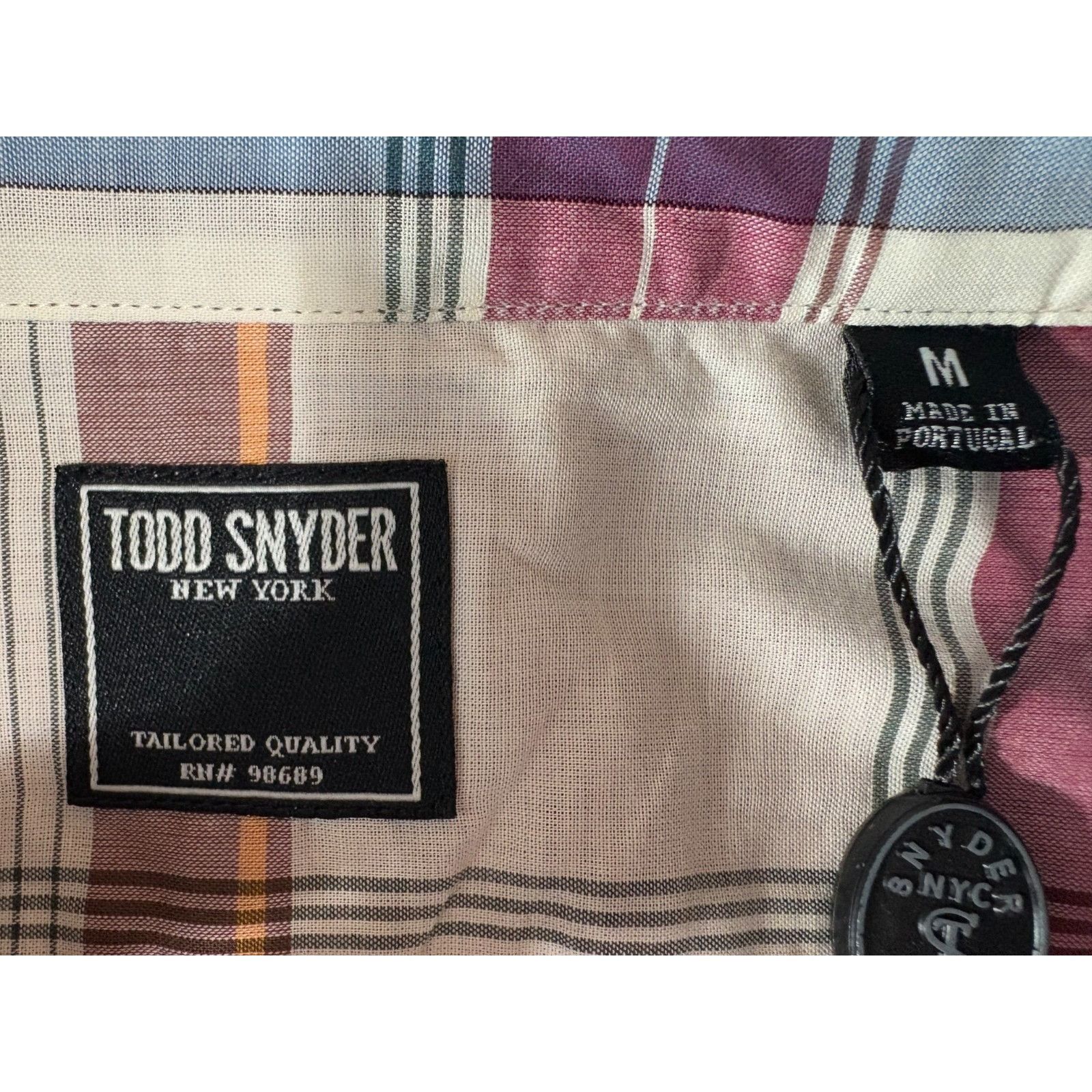 Todd Snyder Todd Snyder Plaid Shirt Size M color blue red multi NWT made Size US M / EU 48-50 / 2 - 2 Thumbnail